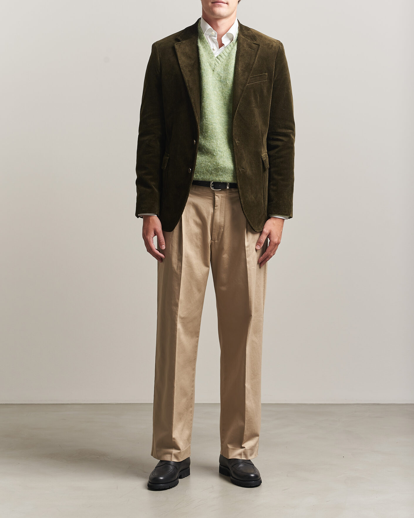 Homme | Blazers | Polo Ralph Lauren | Single Breasted Corduroy Sportcoat Fall Olive