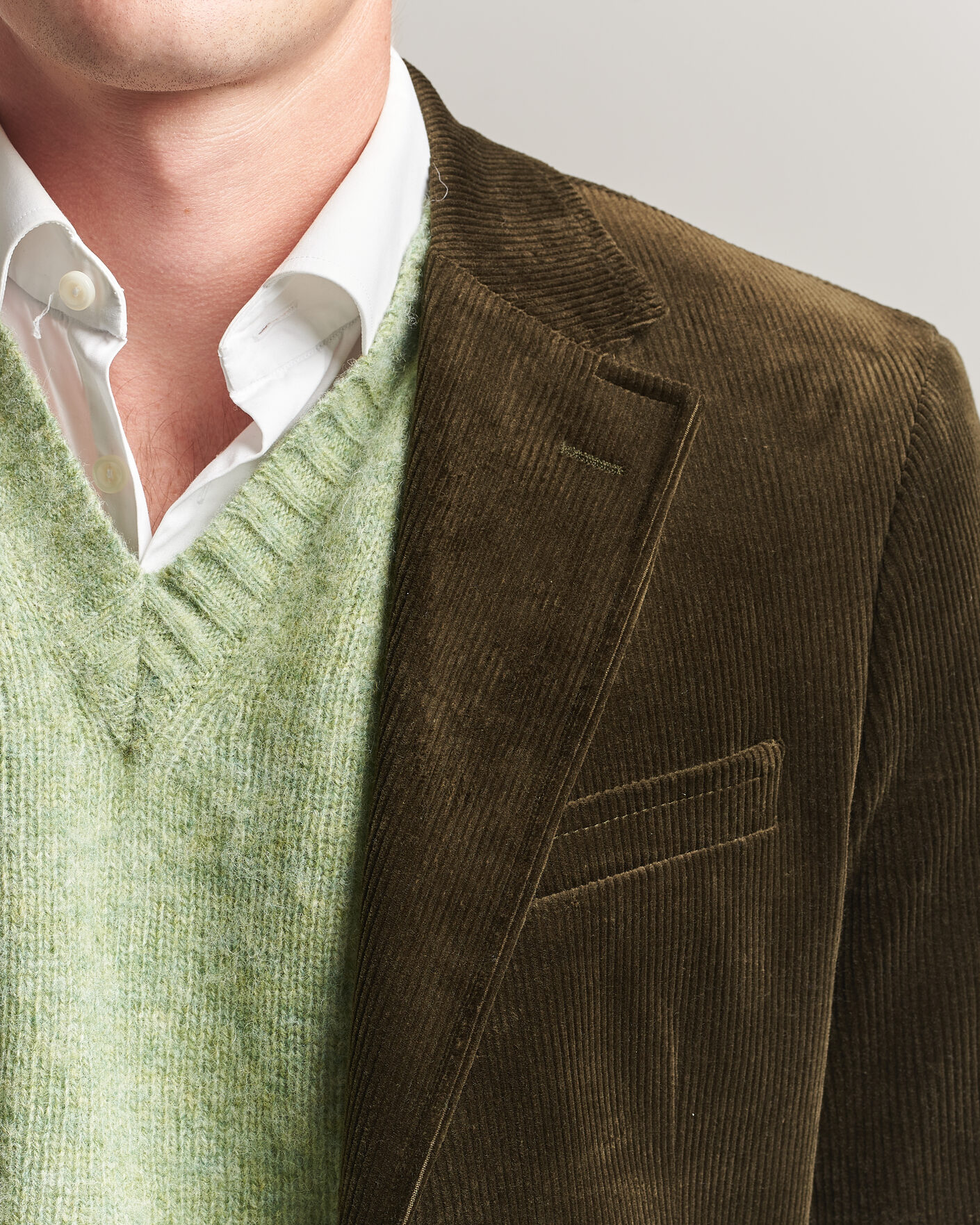 Homme | Blazers | Polo Ralph Lauren | Single Breasted Corduroy Sportcoat Fall Olive