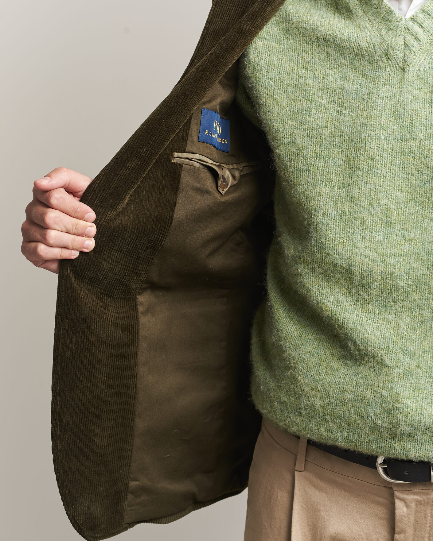 Homme | Blazers | Polo Ralph Lauren | Single Breasted Corduroy Sportcoat Fall Olive