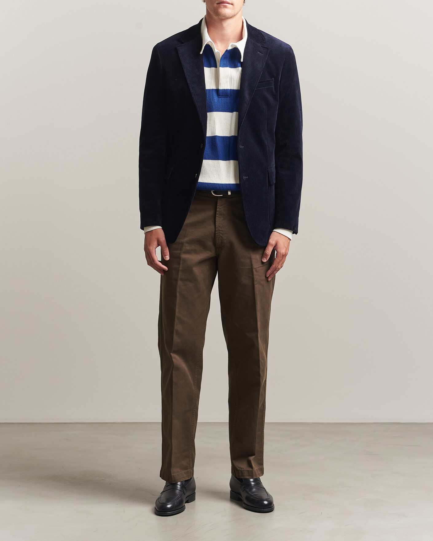 Homme | Blazers | Polo Ralph Lauren | Single Breasted Corduroy Sportcoat Newport Navy
