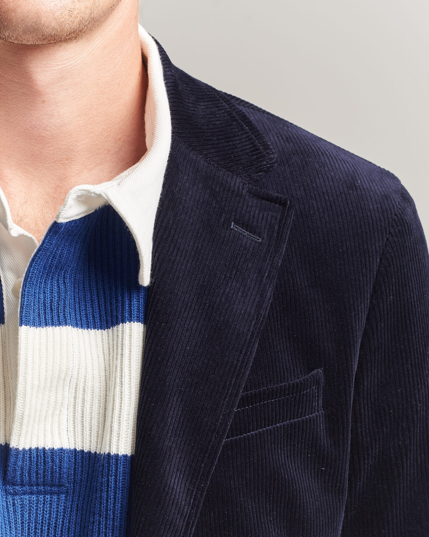 Homme | Blazers | Polo Ralph Lauren | Single Breasted Corduroy Sportcoat Newport Navy