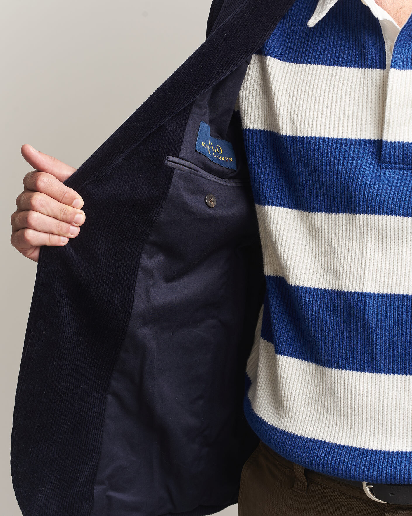 Homme | Blazers | Polo Ralph Lauren | Single Breasted Corduroy Sportcoat Newport Navy