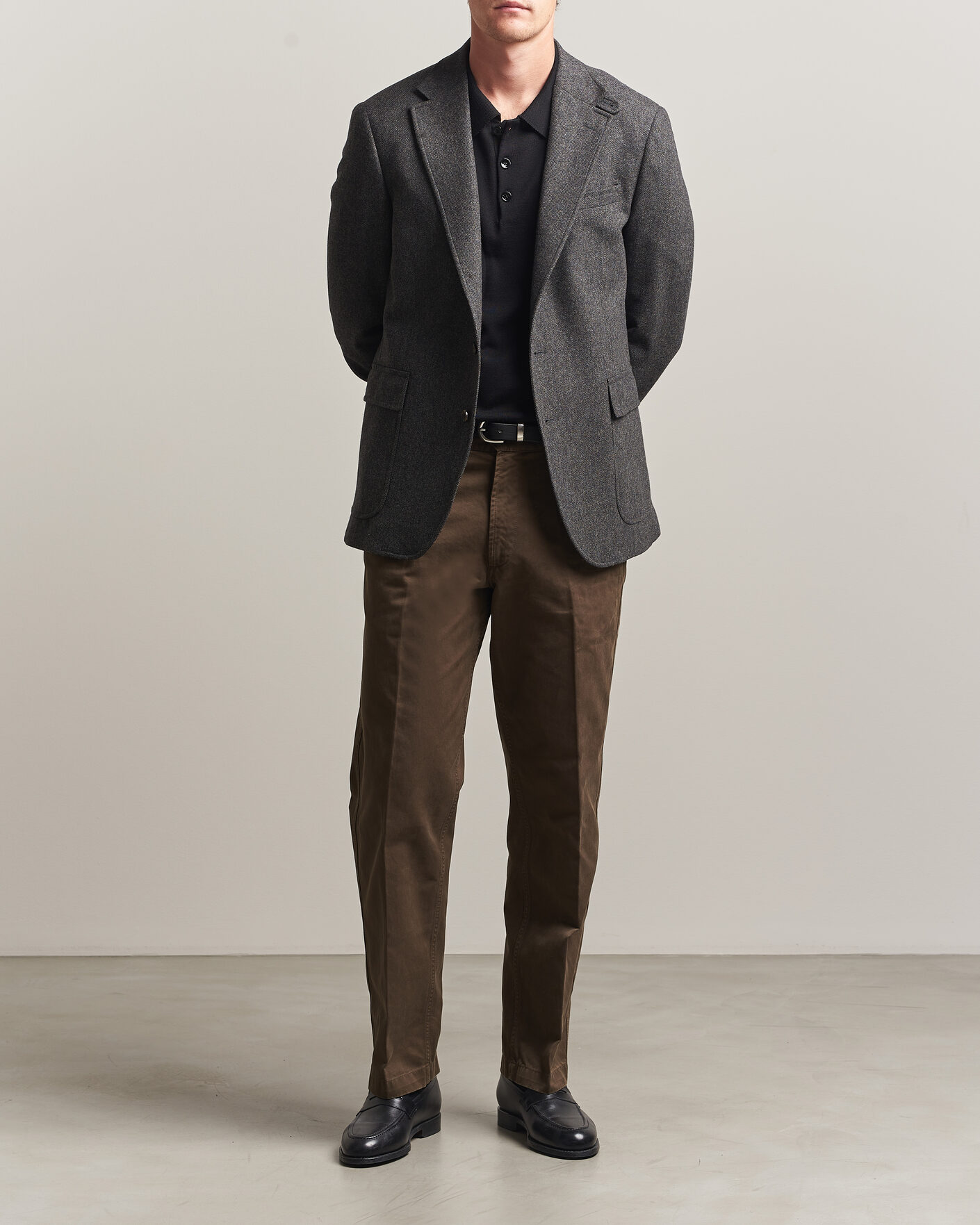 Homme | Blazers | Polo Ralph Lauren | Tonal Broken Twill Sportcoat Charcoal