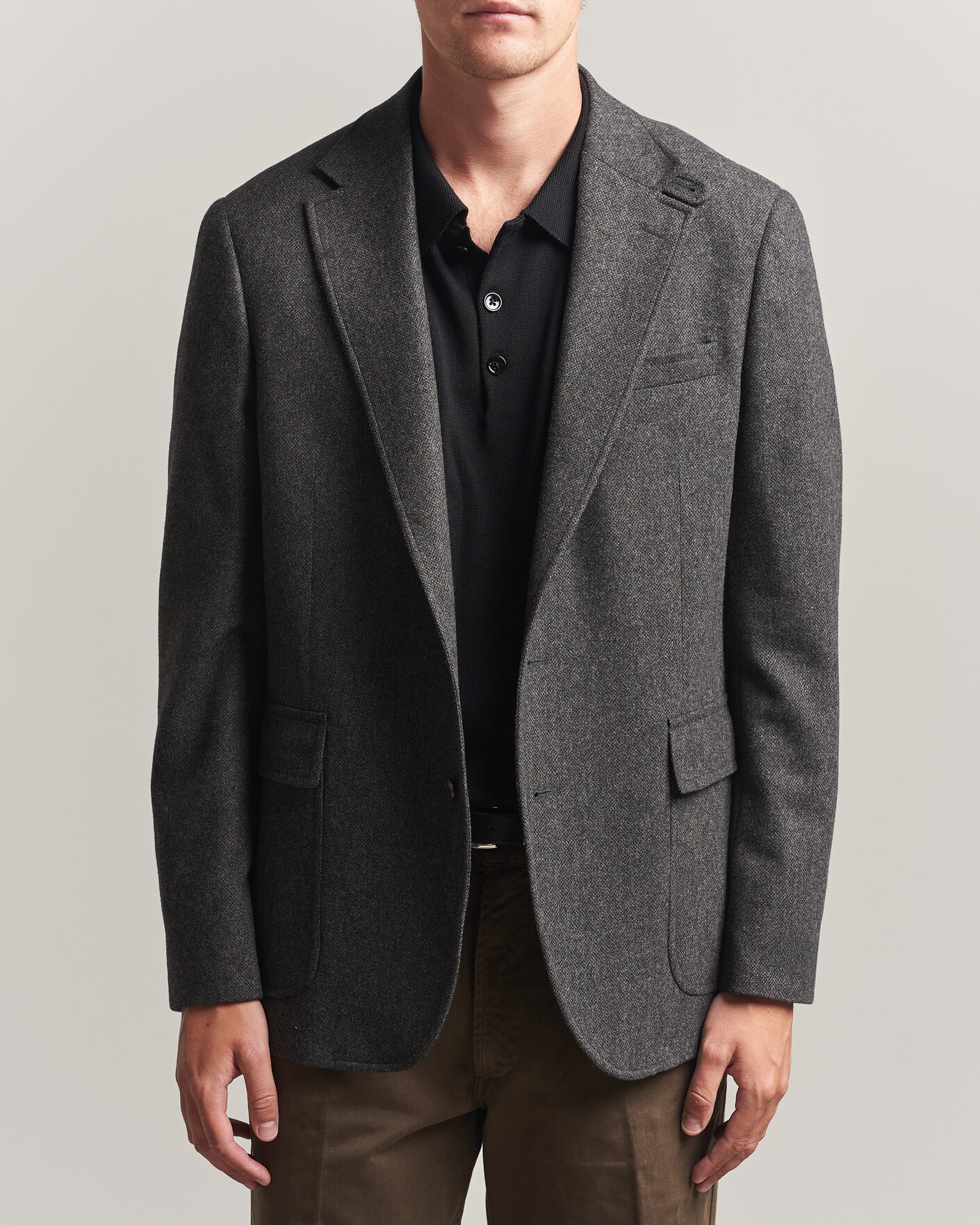Homme | Blazers | Polo Ralph Lauren | Tonal Broken Twill Sportcoat Charcoal
