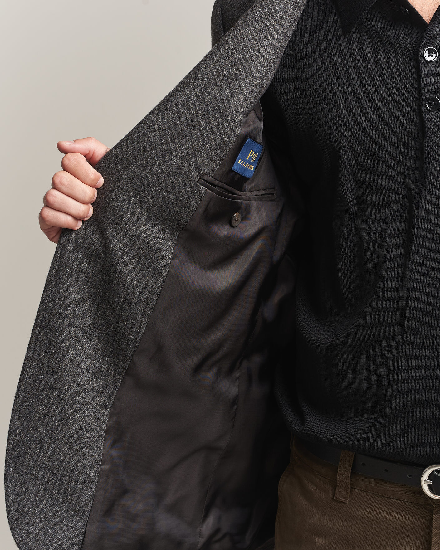 Homme | Blazers | Polo Ralph Lauren | Tonal Broken Twill Sportcoat Charcoal