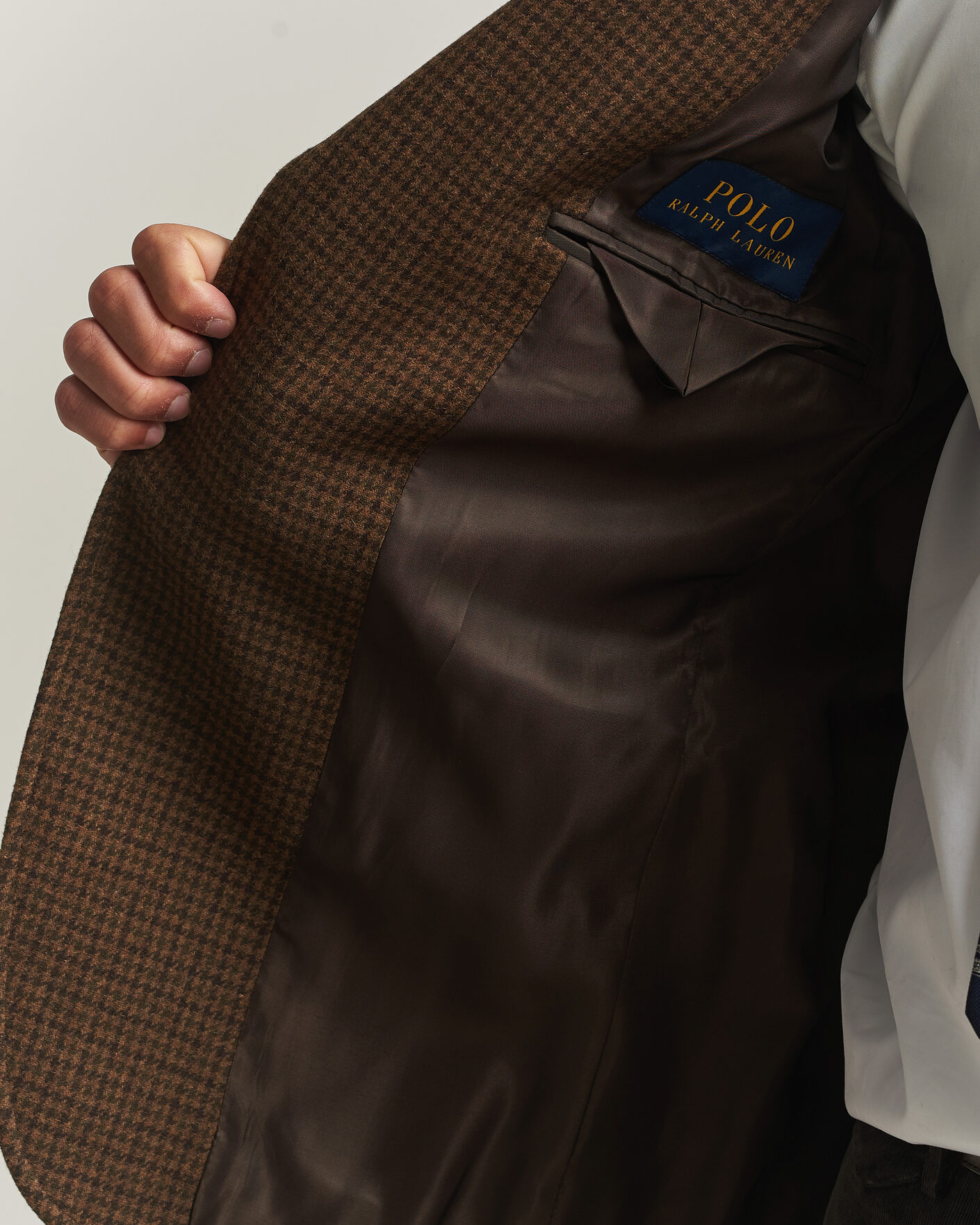 Homme | Blazers | Polo Ralph Lauren | Guncheck Woven Sportcoat Brown/Olive