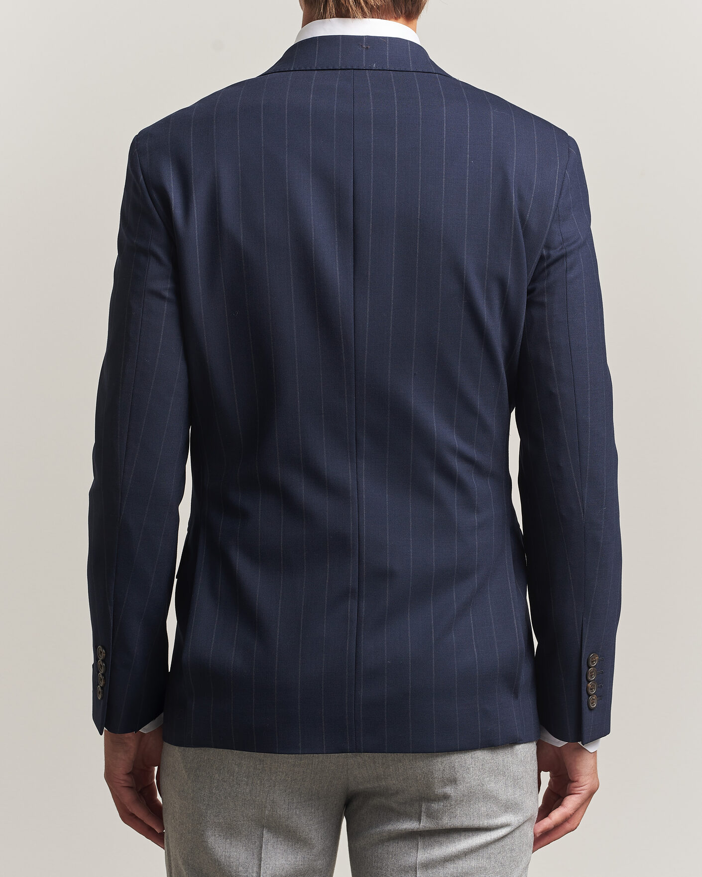 Homme | Blazers | Polo Ralph Lauren | Double Breasted Rope Stripe Sportcoat Navy/Grey