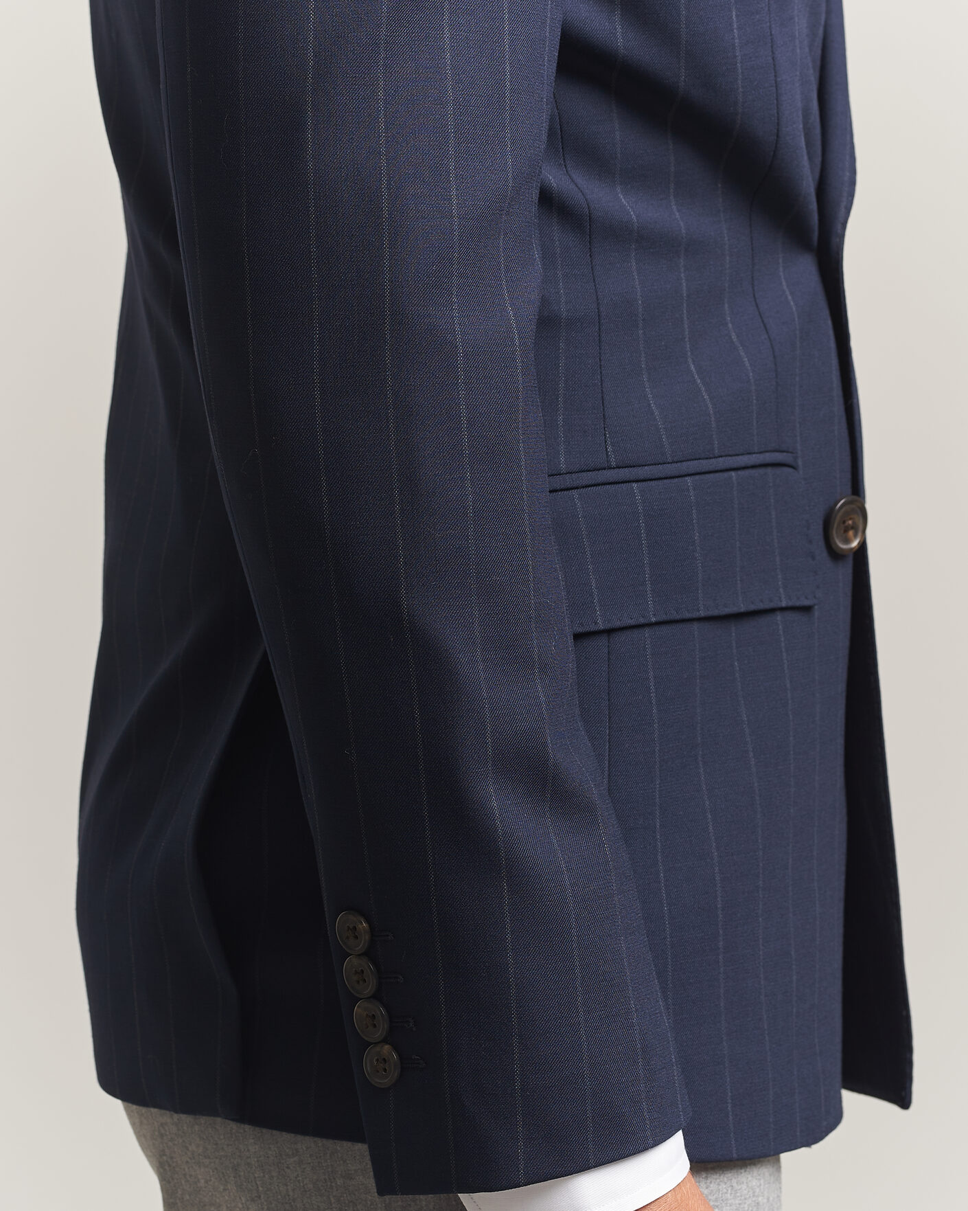 Homme | Blazers | Polo Ralph Lauren | Double Breasted Rope Stripe Sportcoat Navy/Grey