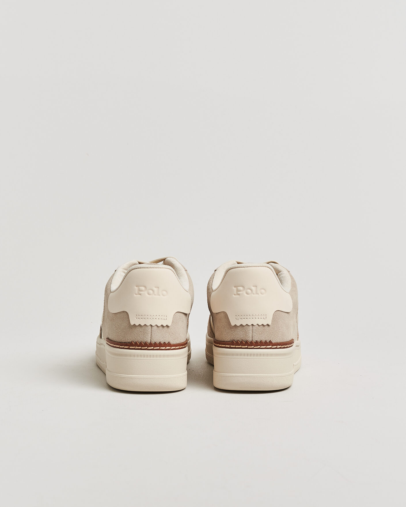 Homme | Baskets | Polo Ralph Lauren | Masters Court Suede/Leather Sneakers Milkshake