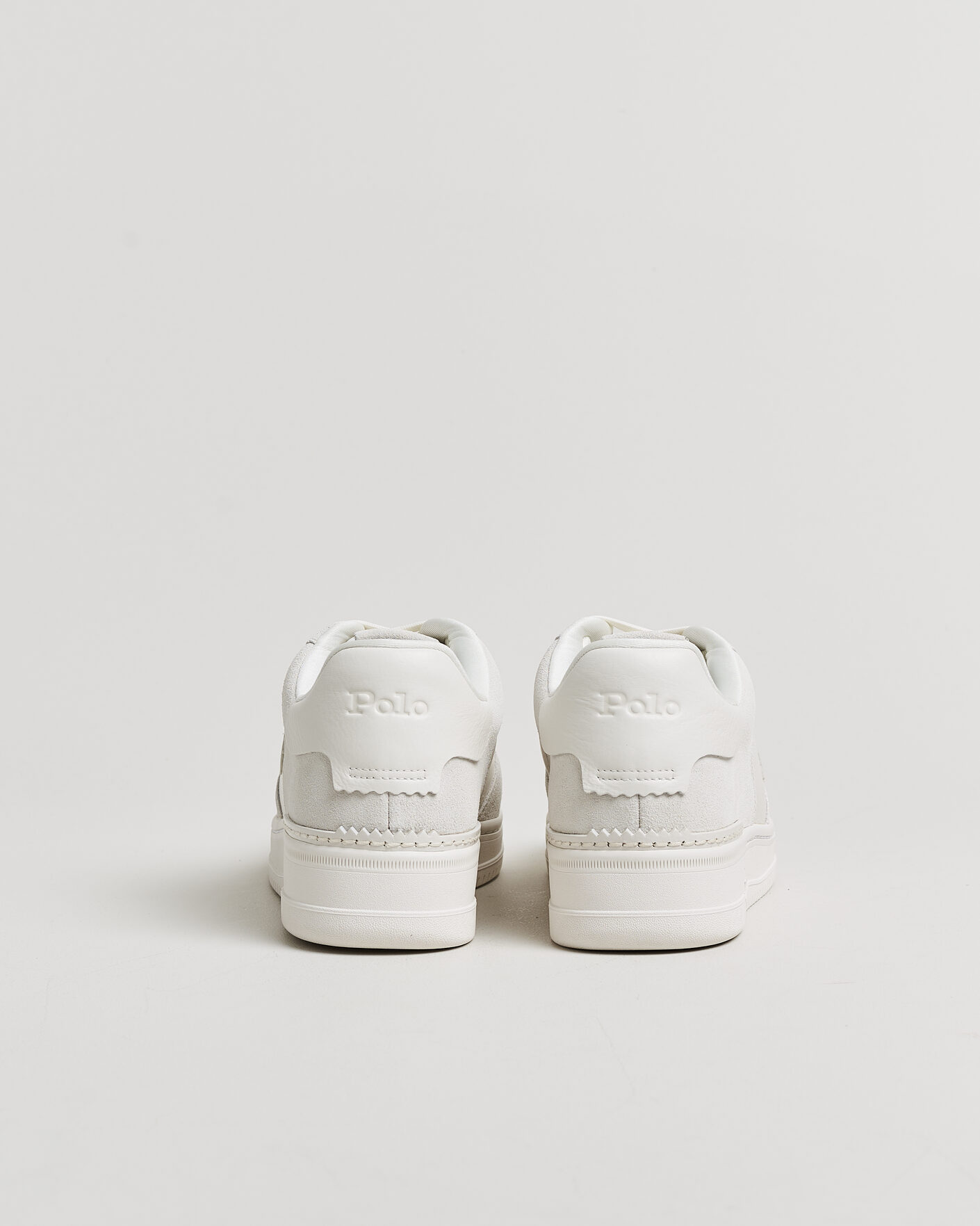 Homme | Baskets | Polo Ralph Lauren | Masters Court Suede/Leather Sneakers Deckwash White
