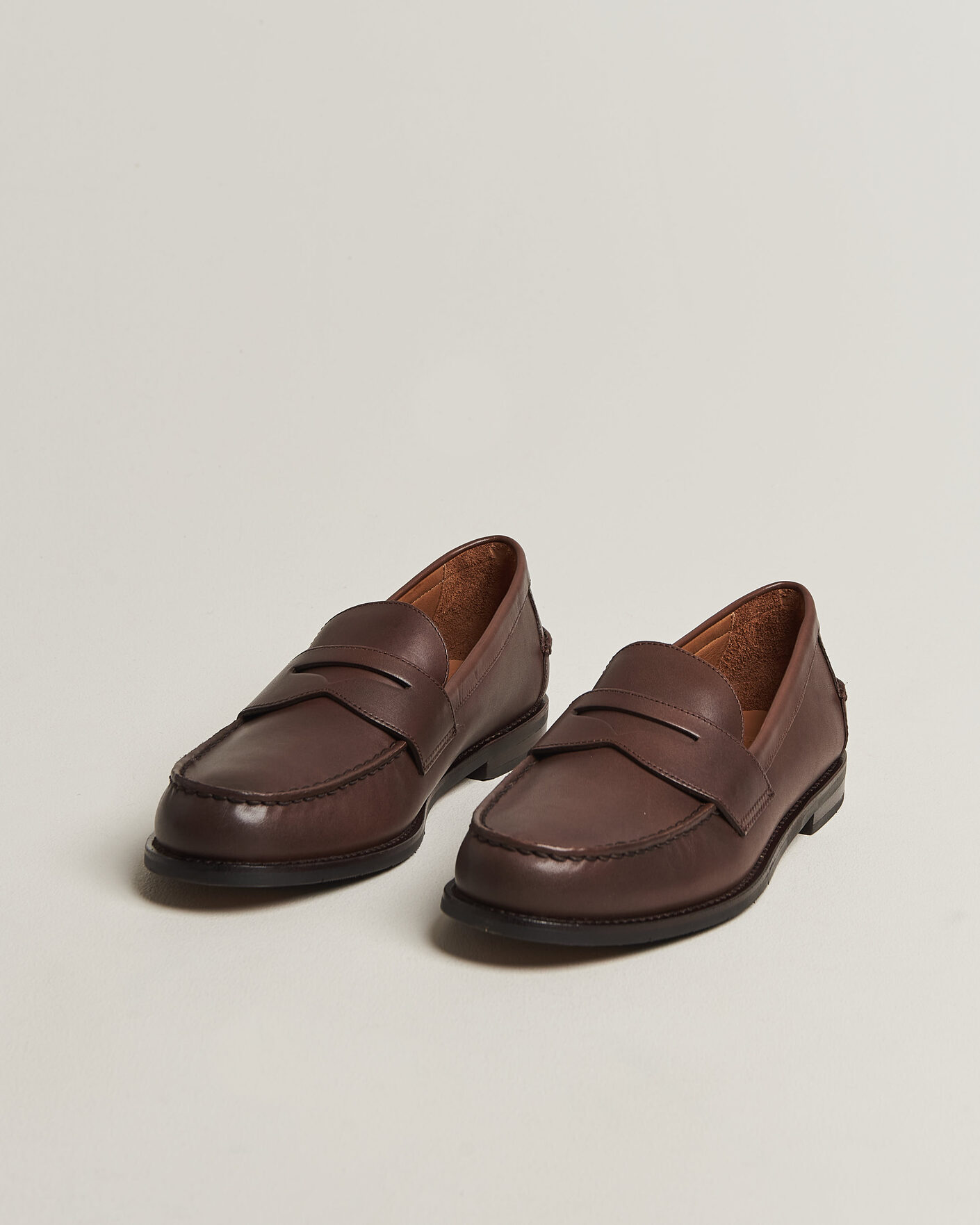 Homme | Loafers | Polo Ralph Lauren | Alston Penny Leather Loafers Dark Brown