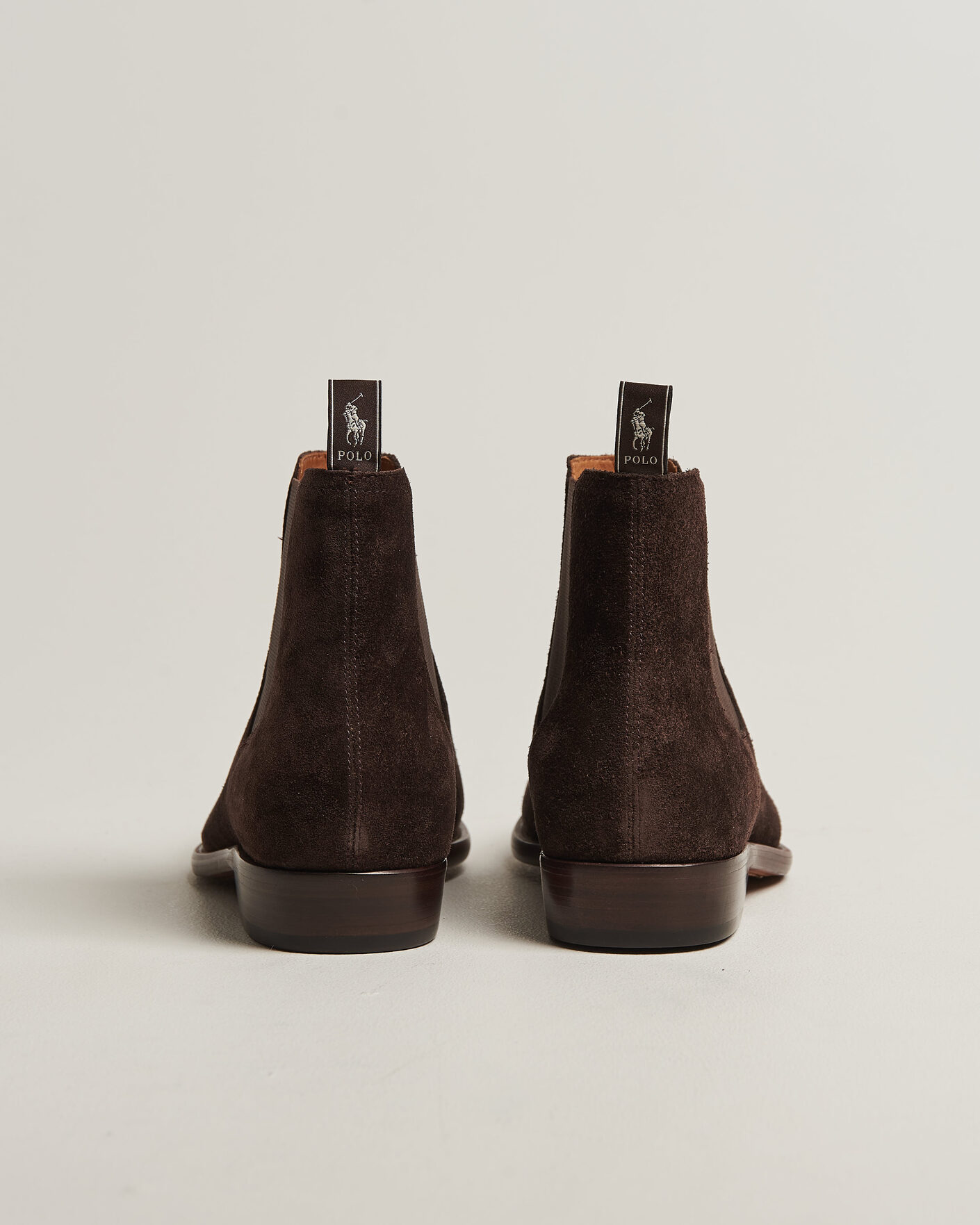 Homme | Bottes | Polo Ralph Lauren | Owen Suede Chelsea Boots Dark Chocolate
