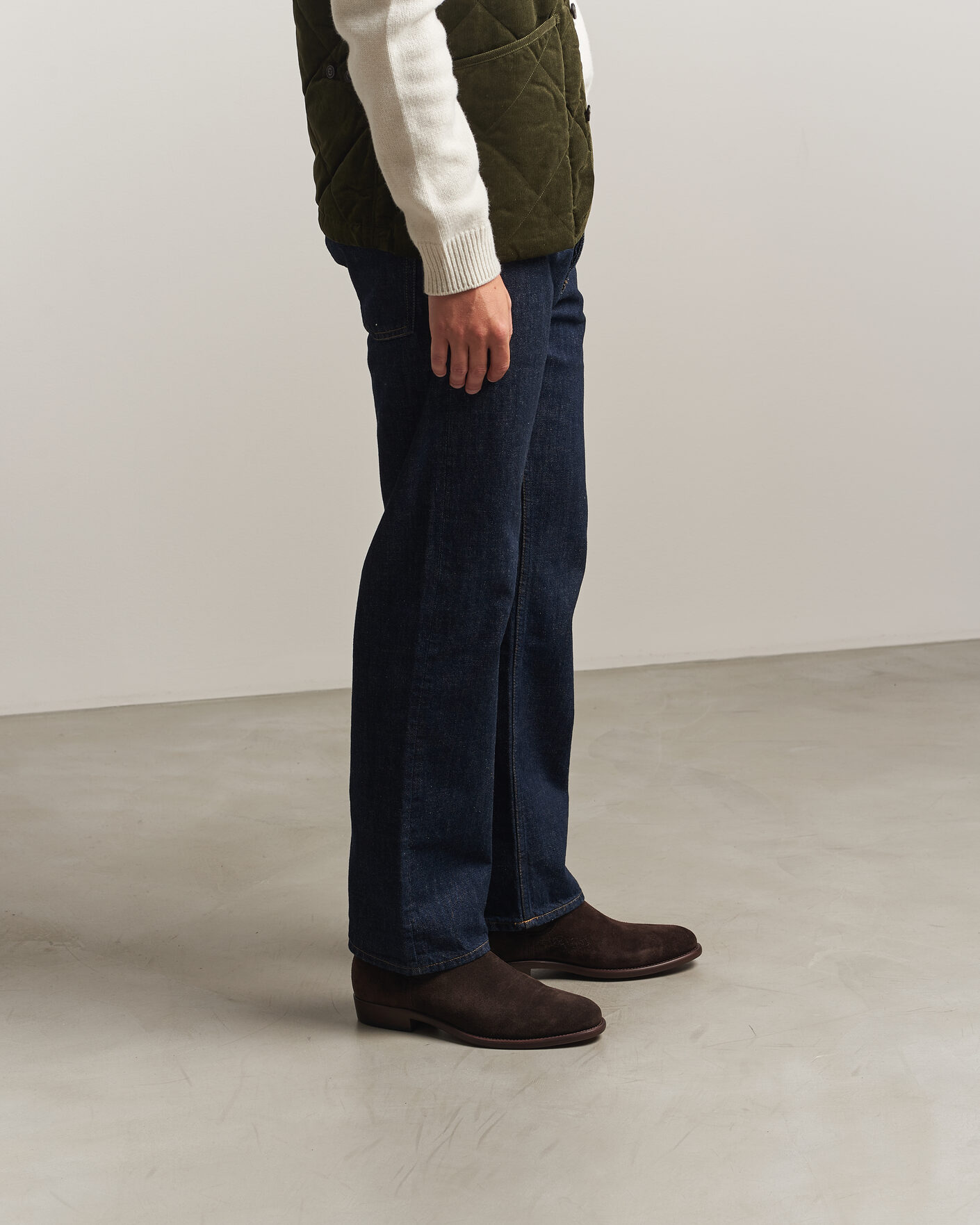 Homme | Bottes | Polo Ralph Lauren | Owen Suede Chelsea Boots Dark Chocolate