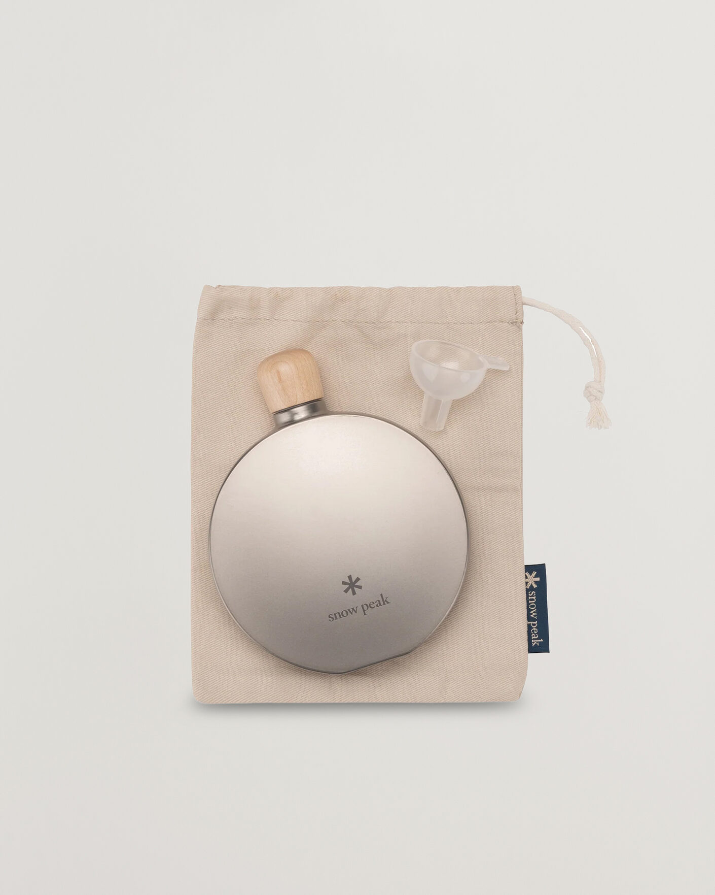 Homme | Outdoor living | Snow Peak | Curved Flask Titanium