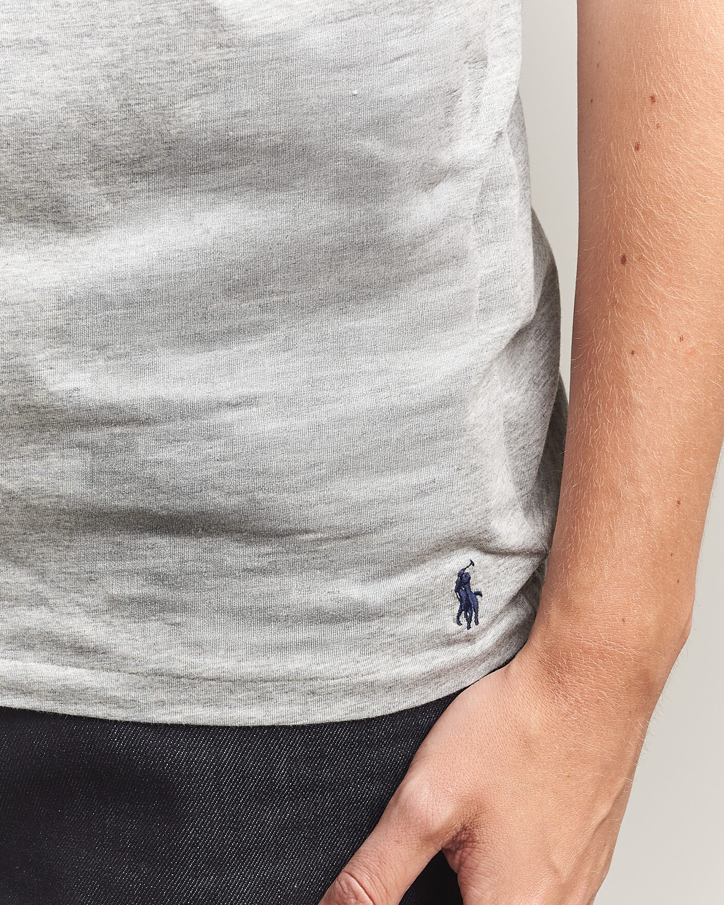 Homme | T-shirts | Polo Ralph Lauren | 3-Pack Crew Neck T-Shirt Grey/Navy/Blue
