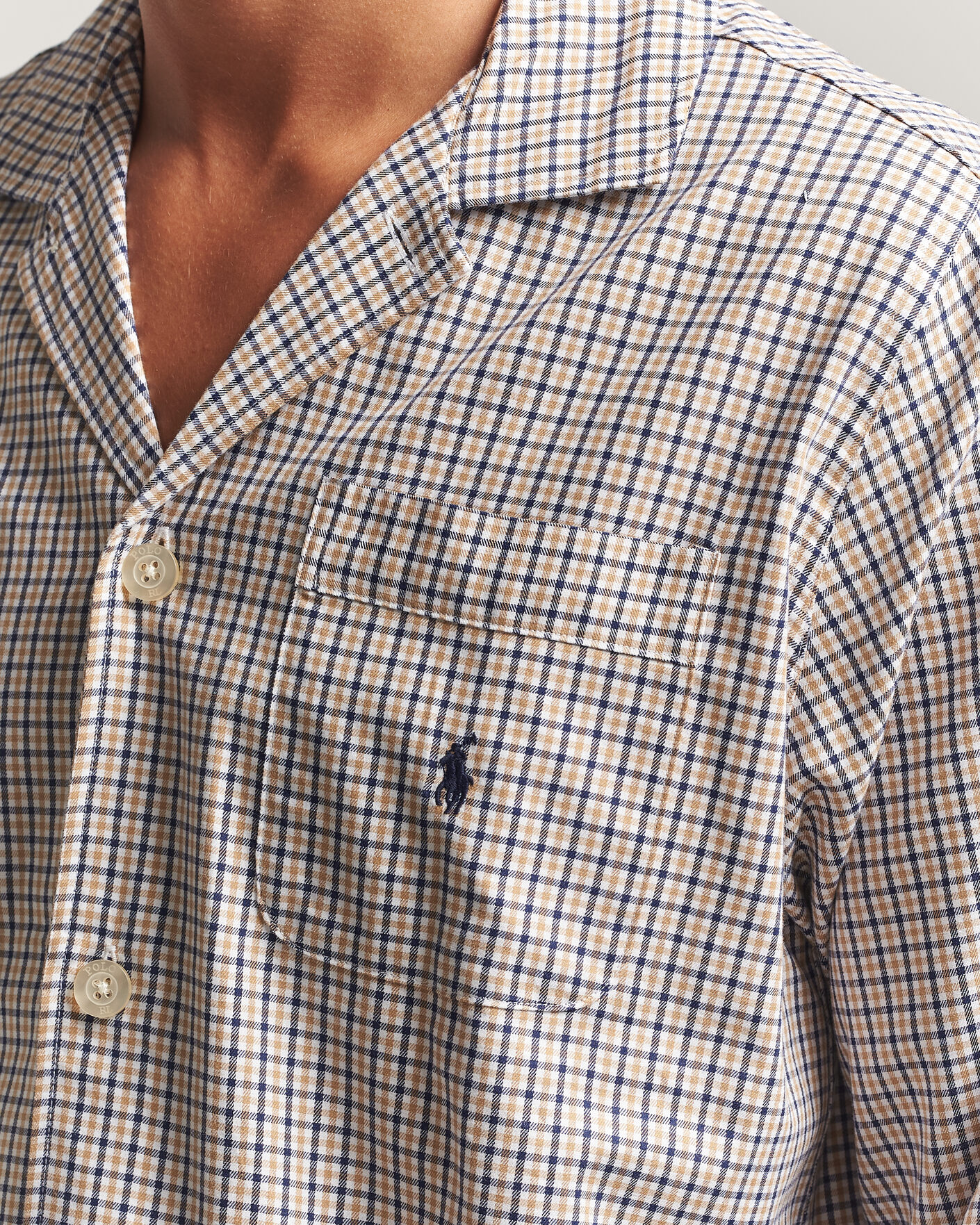 Homme | Peignoirs Et Pyjamas | Polo Ralph Lauren | Pyjamas Set Khaki White Multi