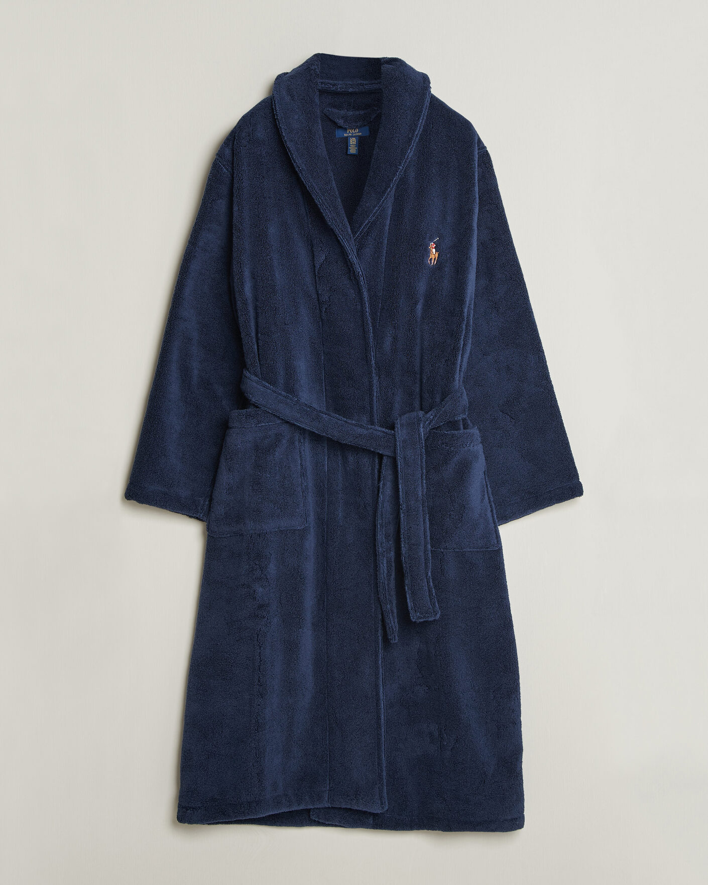 Homme | Peignoirs Et Pyjamas | Polo Ralph Lauren | Cotton Terry Robe Newport Navy