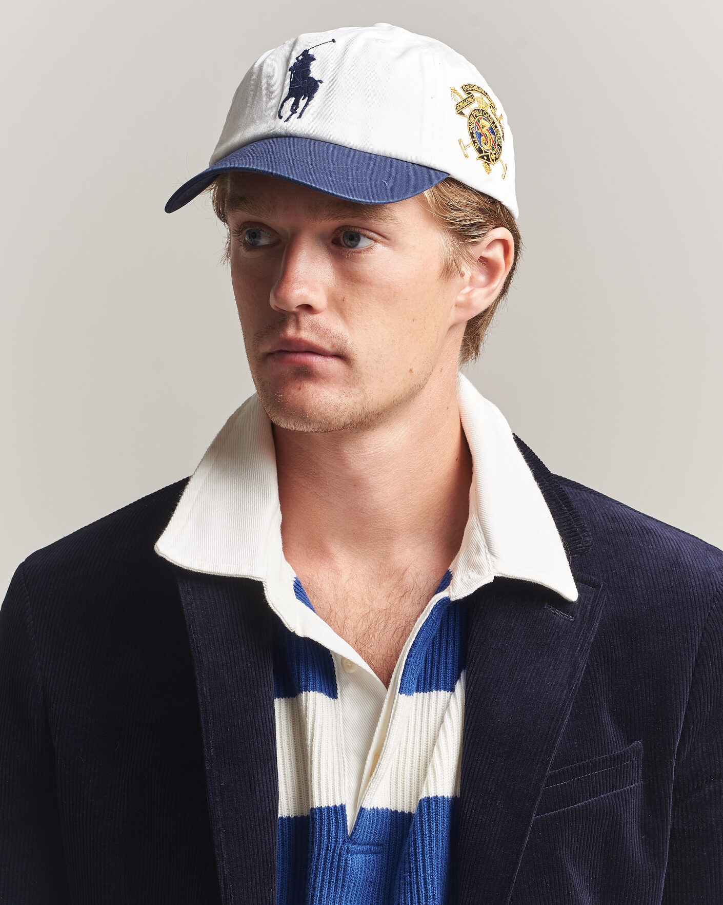 Homme | Bobs Et Casquettes | Polo Ralph Lauren | Big Pony Twill Cap Ceramic White
