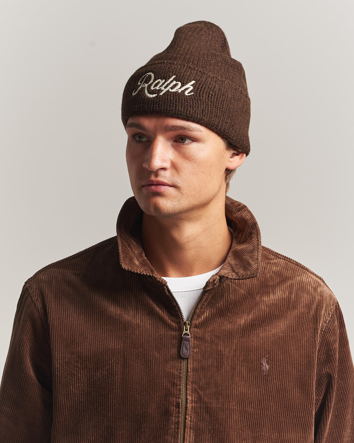 Homme | Bonnets | Polo Ralph Lauren | Wool Blend Beanie Cooper Brown
