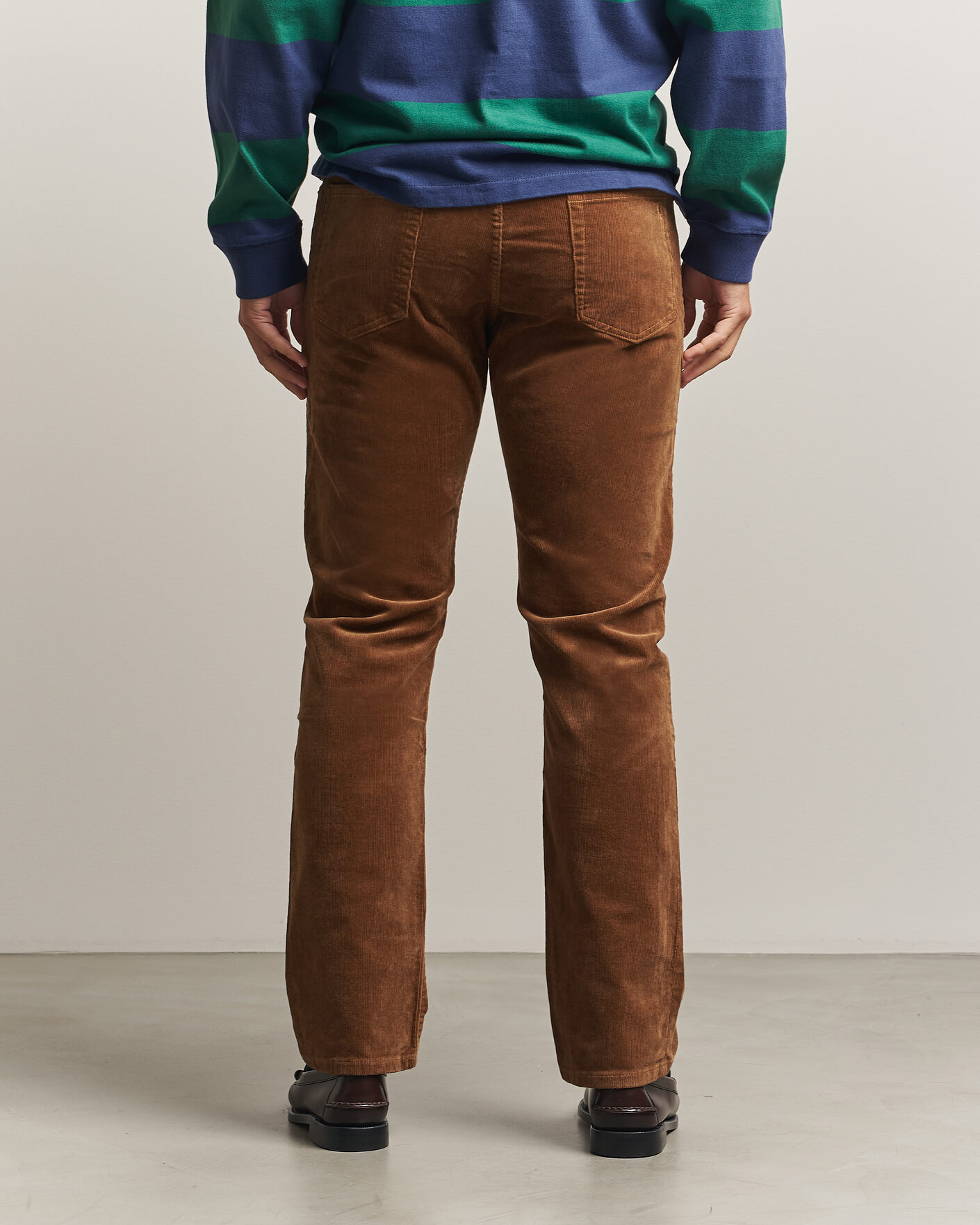 Homme | Pantalons | Polo Ralph Lauren | Stretch Corduroy Straight Fit Pants Sepia