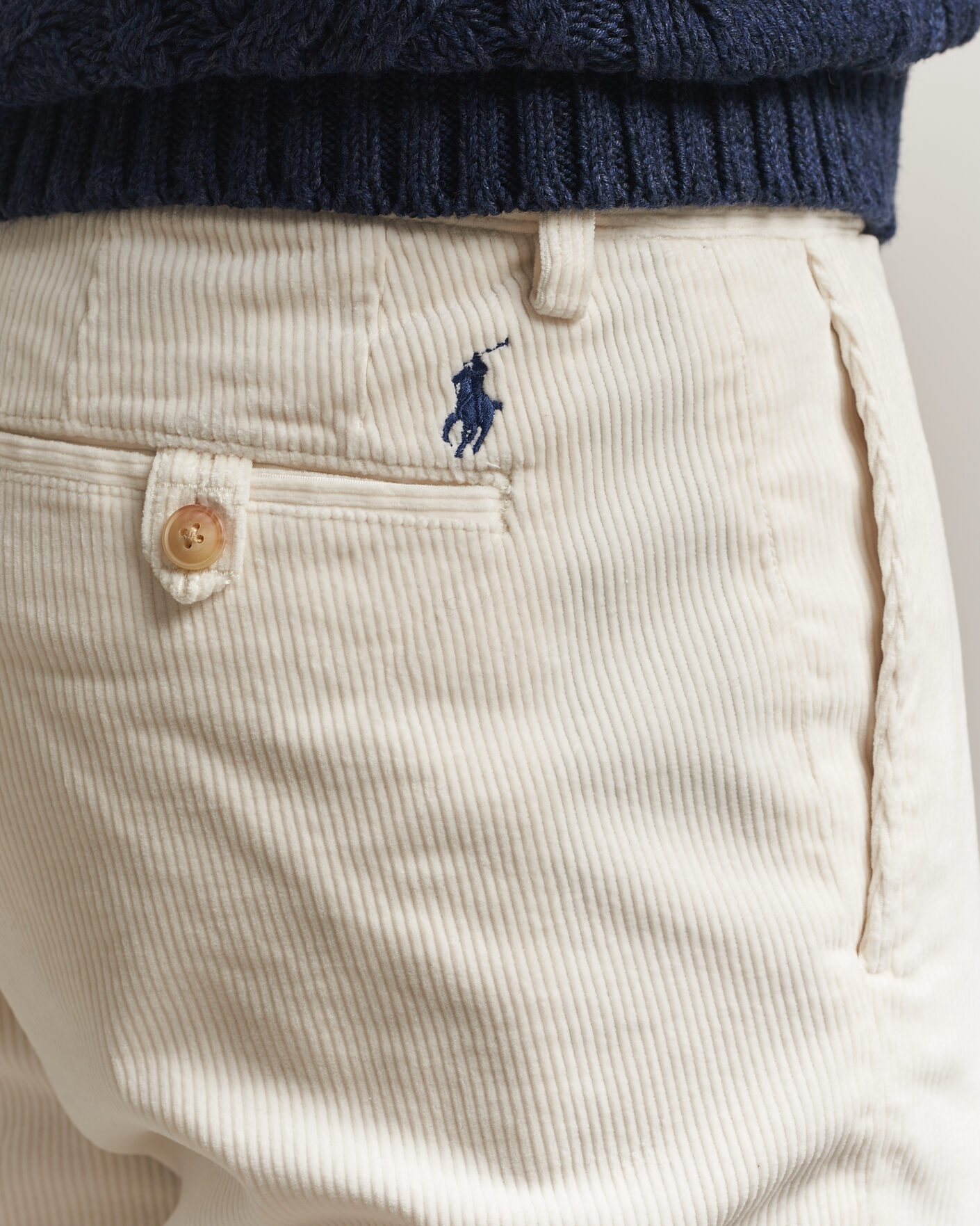 Homme | Pantalons | Polo Ralph Lauren | Bedford Corduroy 5-Pocket Pants Warm White