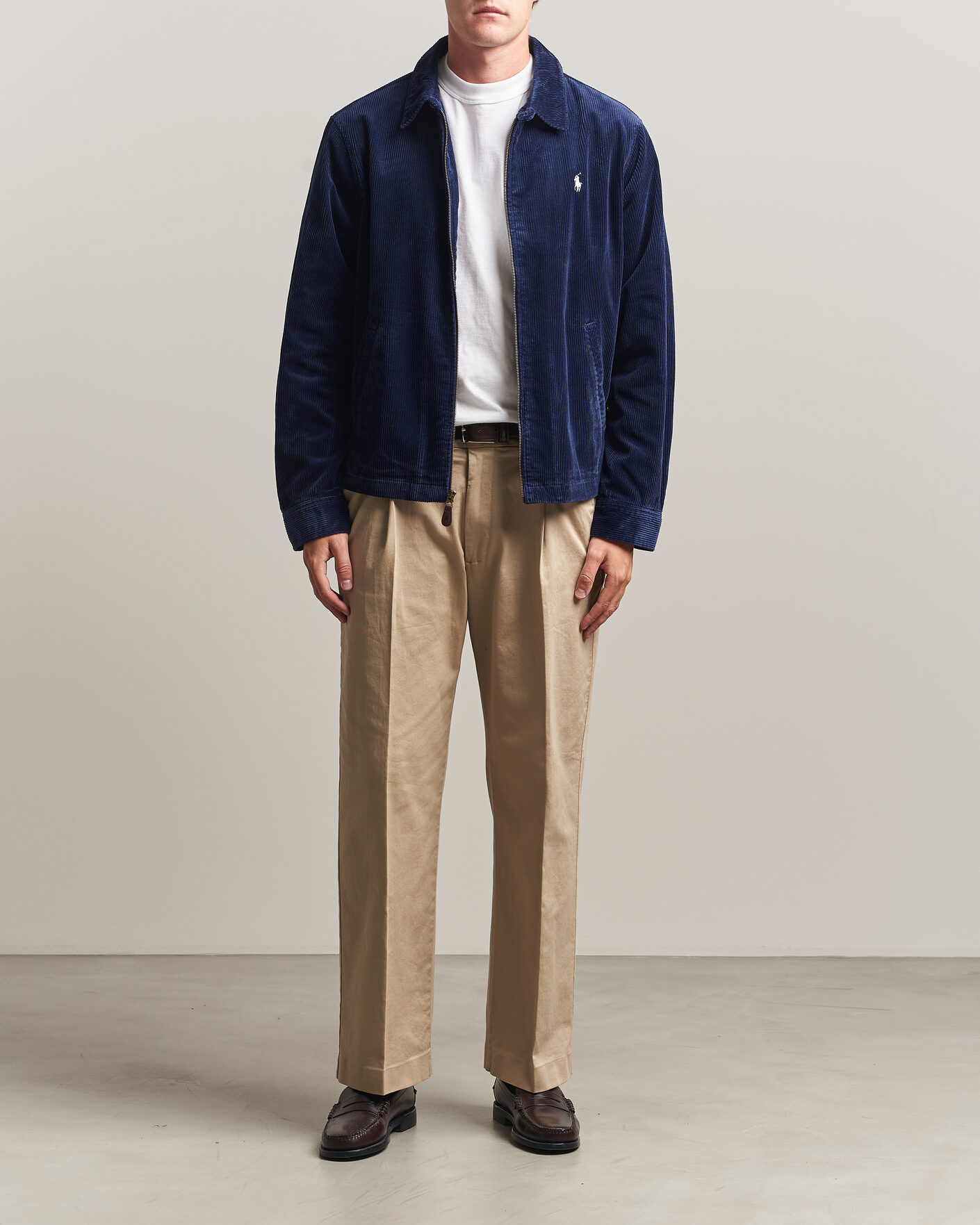 Homme | Manteaux Et Vestes | Polo Ralph Lauren | Lined Corduroy Windbreaker Newport Navy