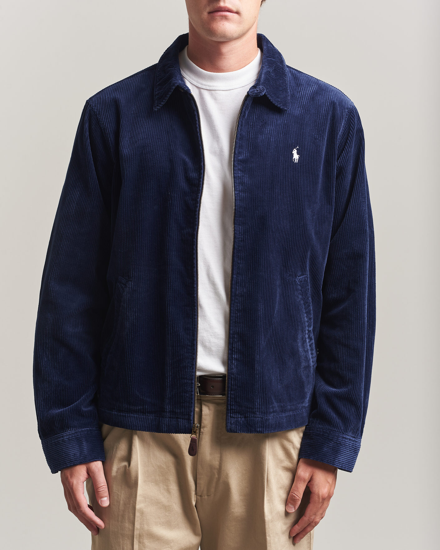 Homme | Manteaux Et Vestes | Polo Ralph Lauren | Lined Corduroy Windbreaker Newport Navy