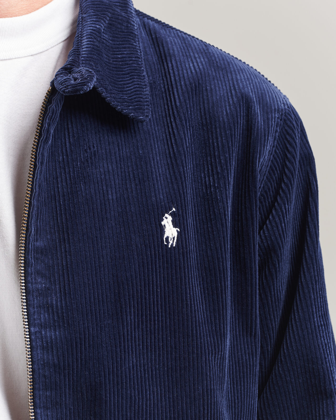 Homme | Manteaux Et Vestes | Polo Ralph Lauren | Lined Corduroy Windbreaker Newport Navy