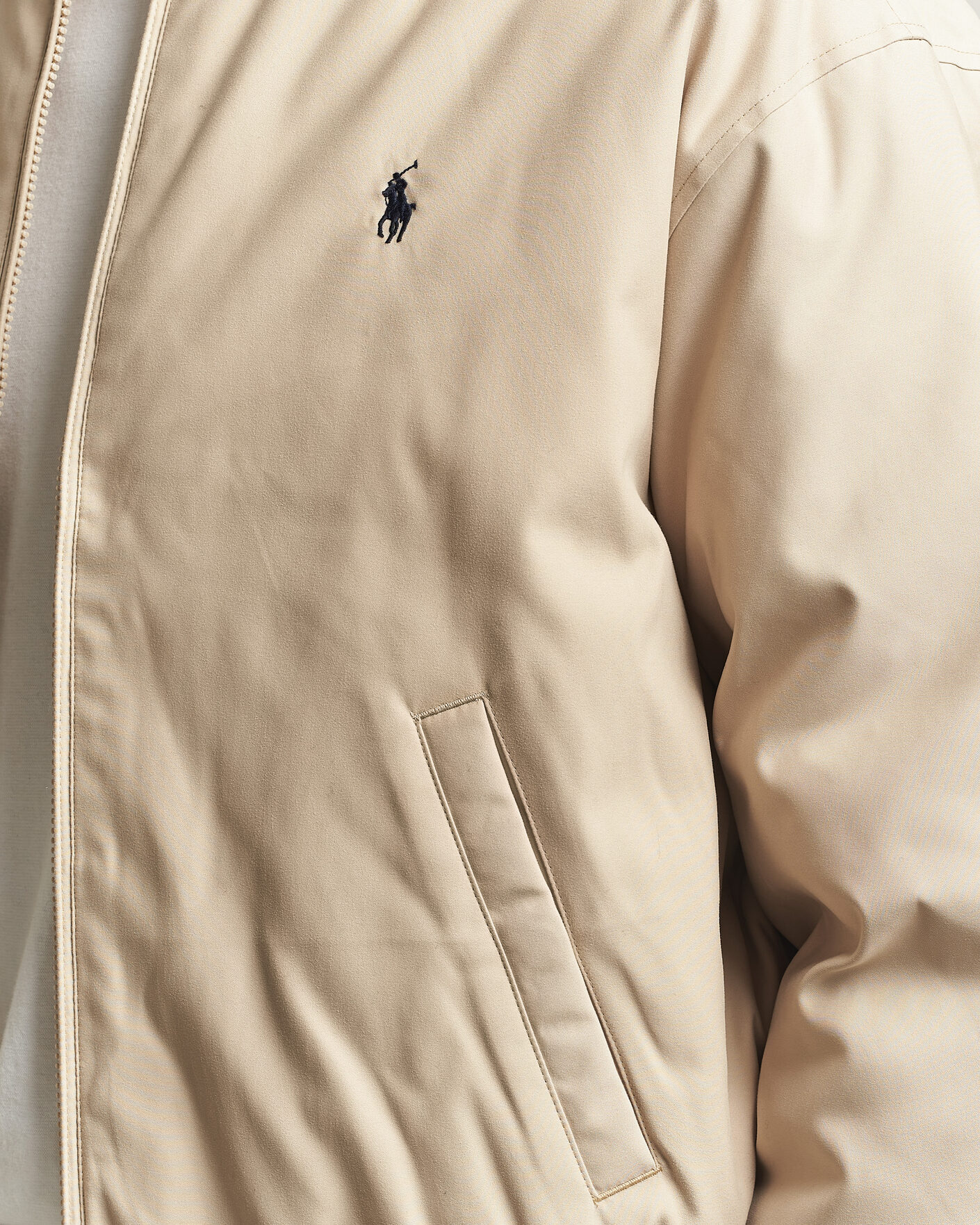 Homme | Manteaux Et Vestes | Polo Ralph Lauren | Woven Twill Windbreaker Khaki Uniform