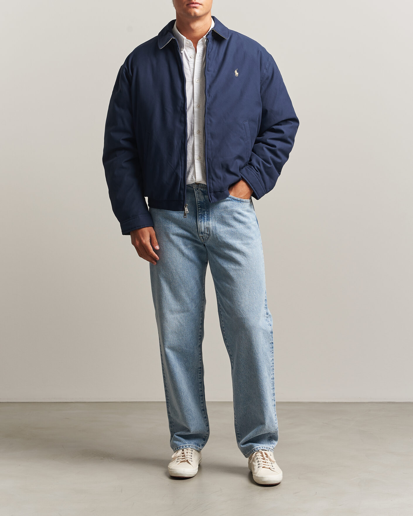 Homme | Manteaux Et Vestes | Polo Ralph Lauren | Woven Twill Windbreaker Refined Navy