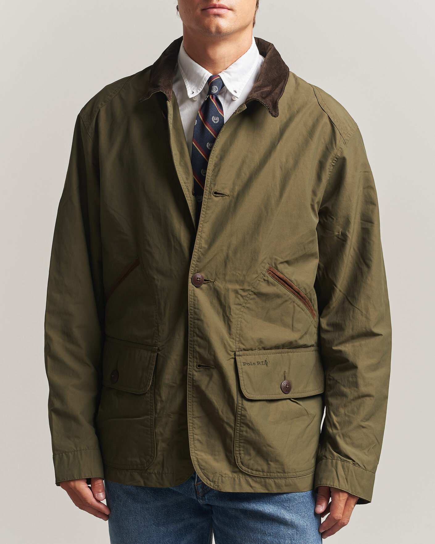 Homme | Manteaux Et Vestes | Polo Ralph Lauren | Cotton Nylon Field Jacket Canopy Olive