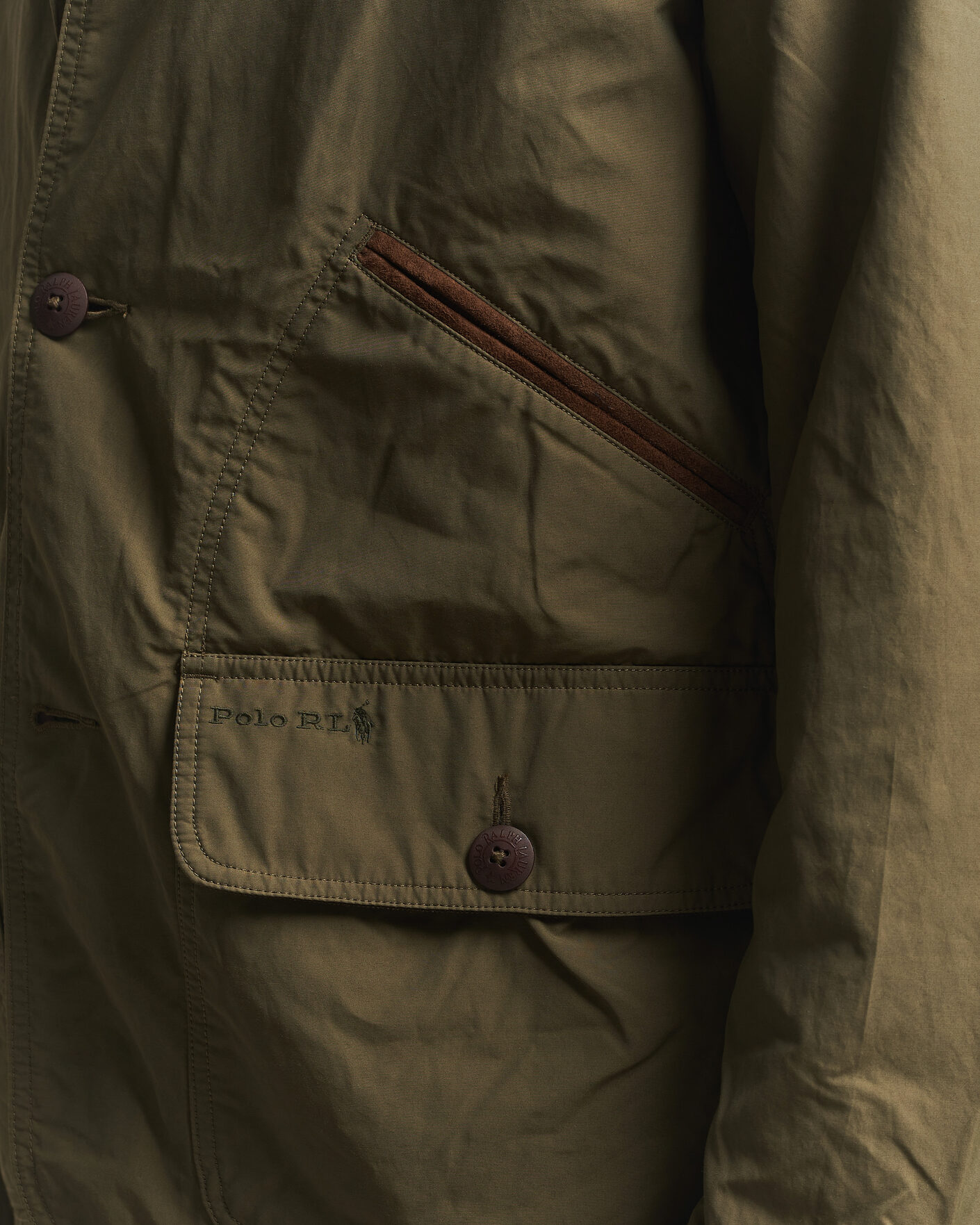 Homme | Manteaux Et Vestes | Polo Ralph Lauren | Cotton Nylon Field Jacket Canopy Olive