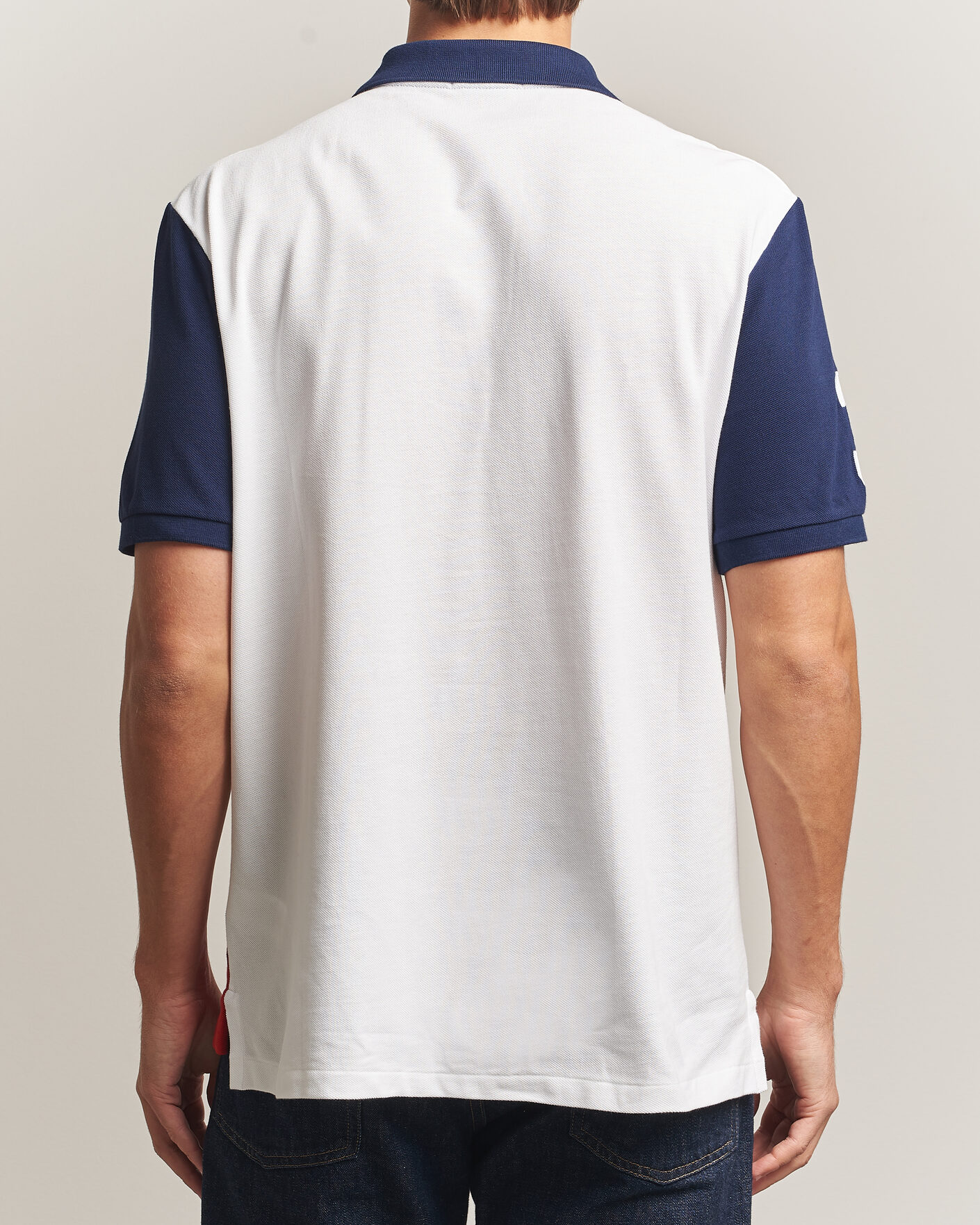 Homme | Polos | Polo Ralph Lauren | Classic Fit Diagonal Stripe Polo White