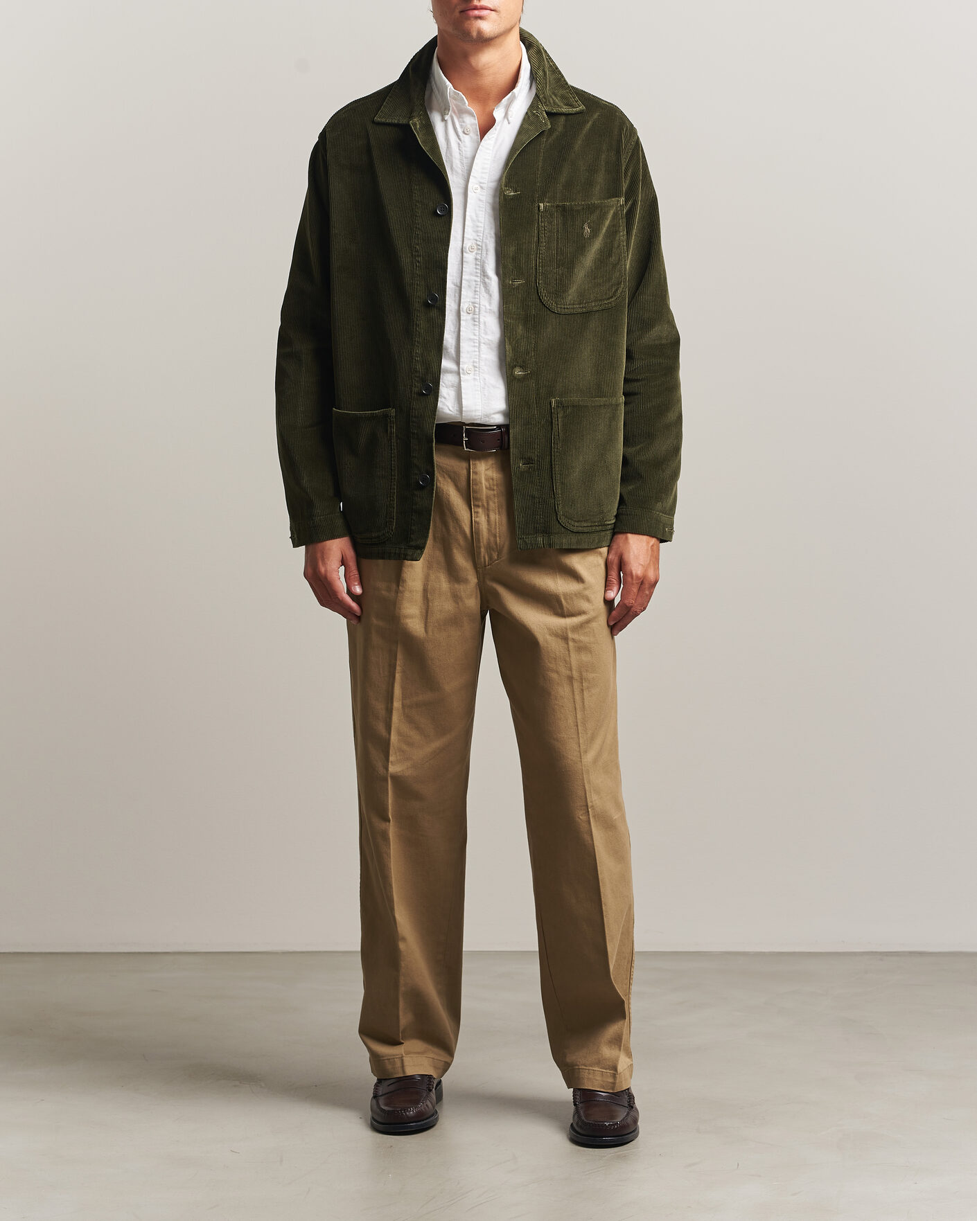 Homme | Chemises | Polo Ralph Lauren | Corduroy Overshirt Company Olive