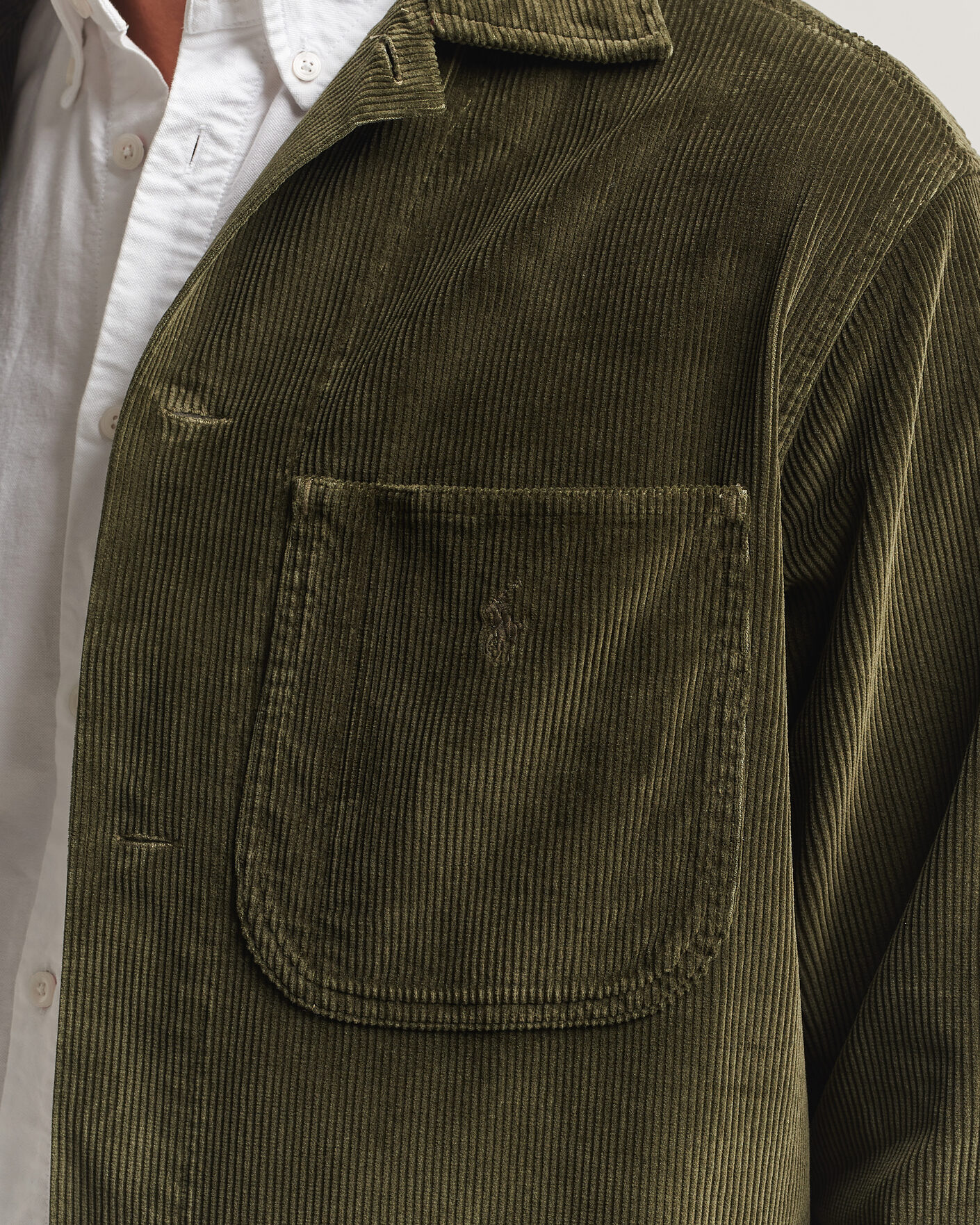 Homme | Chemises | Polo Ralph Lauren | Corduroy Overshirt Company Olive