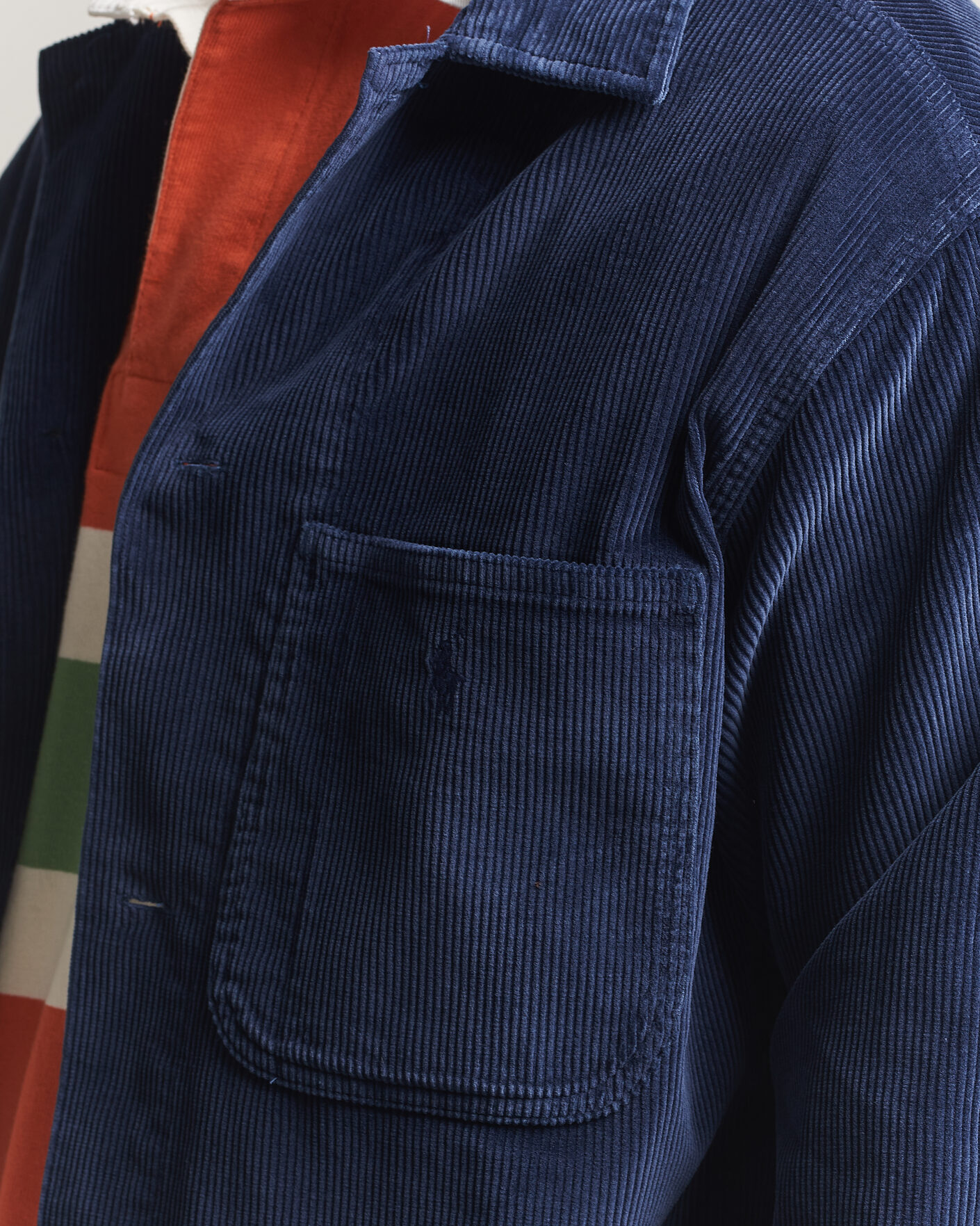 Homme | Chemises | Polo Ralph Lauren | Corduroy Overshirt Newport Navy