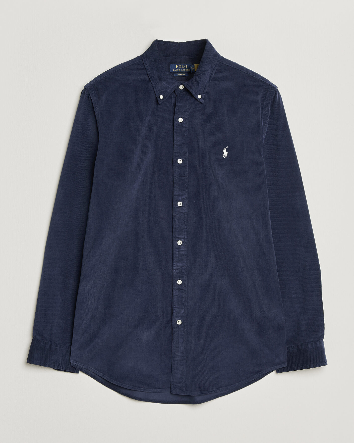 Homme | Chemises | Polo Ralph Lauren | Custom Fit BD Corduroy Shirt Newport Navy