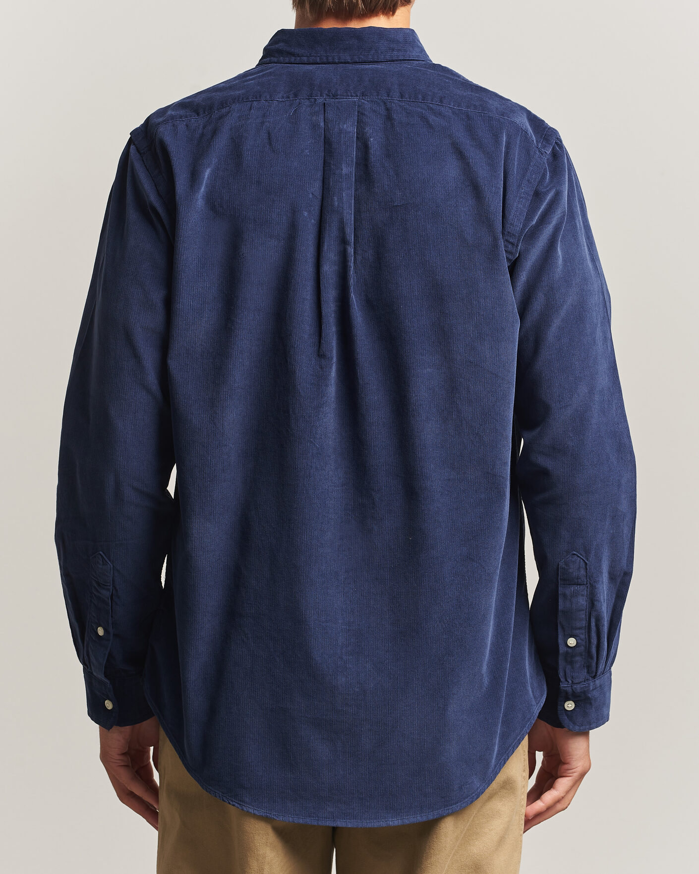 Homme | Chemises | Polo Ralph Lauren | Custom Fit BD Corduroy Shirt Newport Navy