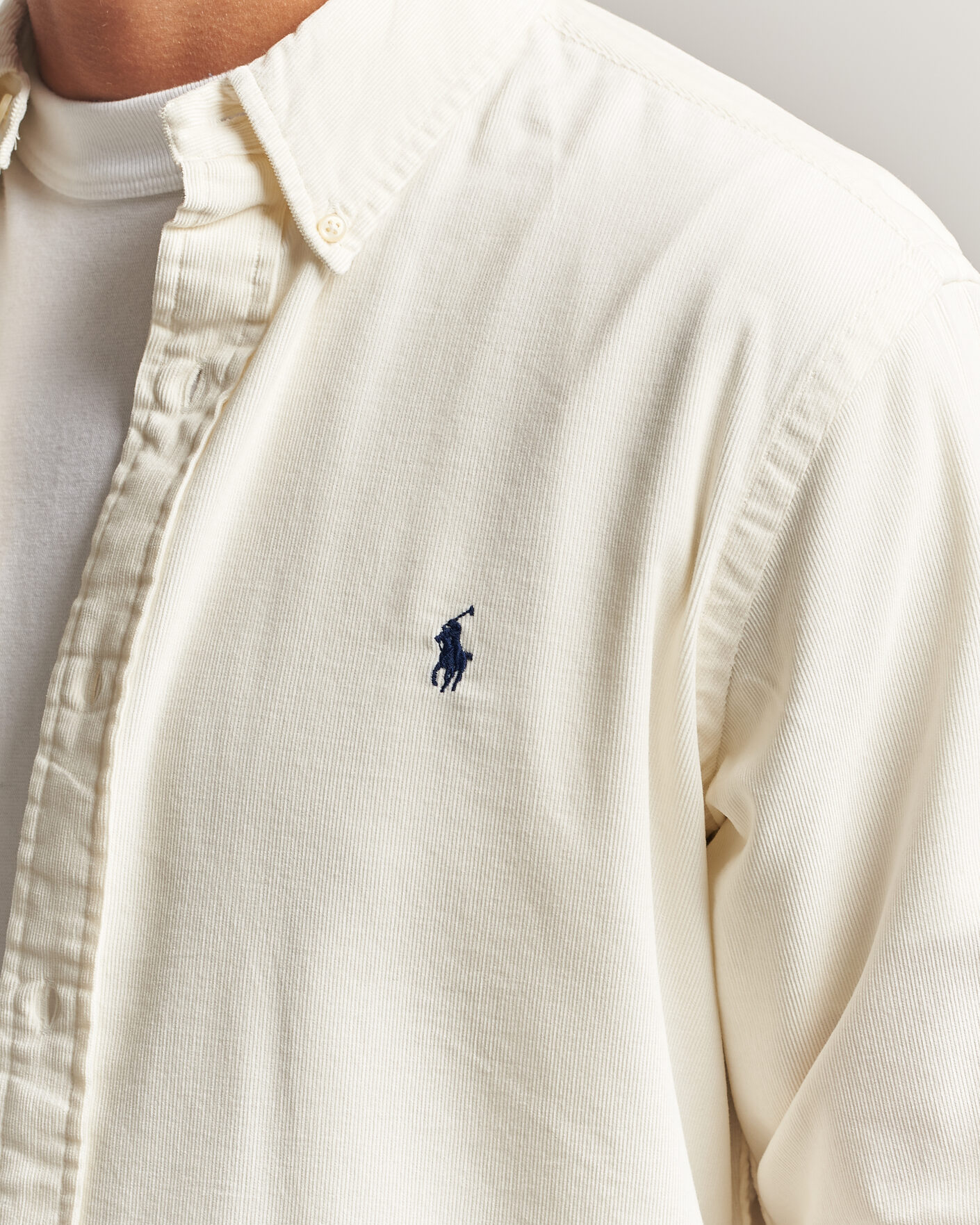 Homme | Chemises | Polo Ralph Lauren | Custom Fit BD Corduroy Shirt Clubhouse Cream