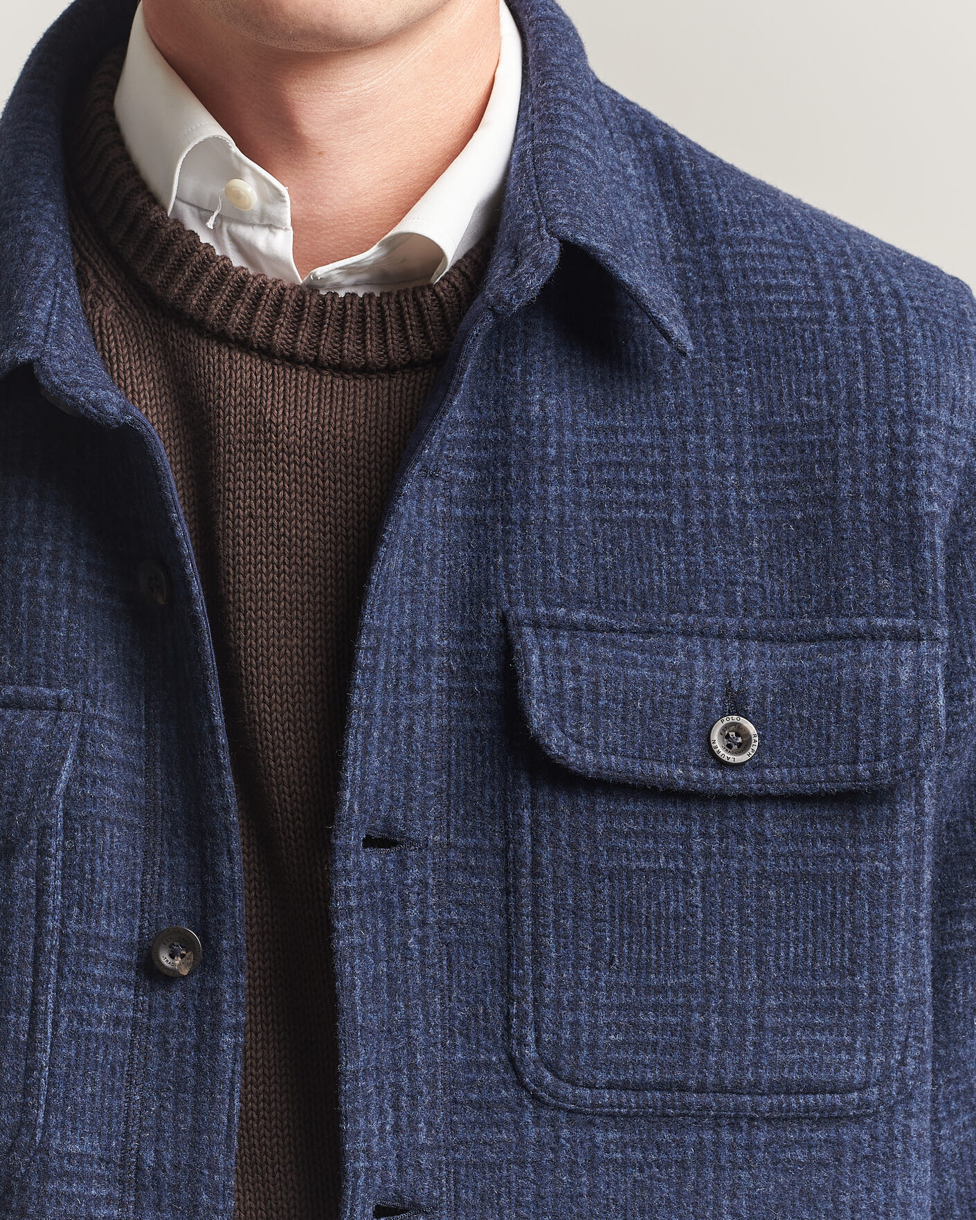 Homme | Chemises | Polo Ralph Lauren | Hudson Brushed Shirt Navy