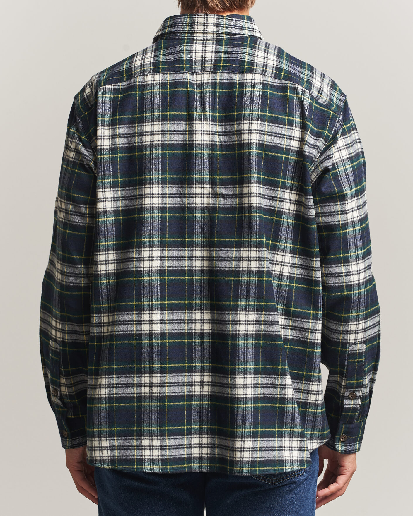 Homme | Chemises | Polo Ralph Lauren | Classic Fit Shaggy Flannel Shirt Navy Green