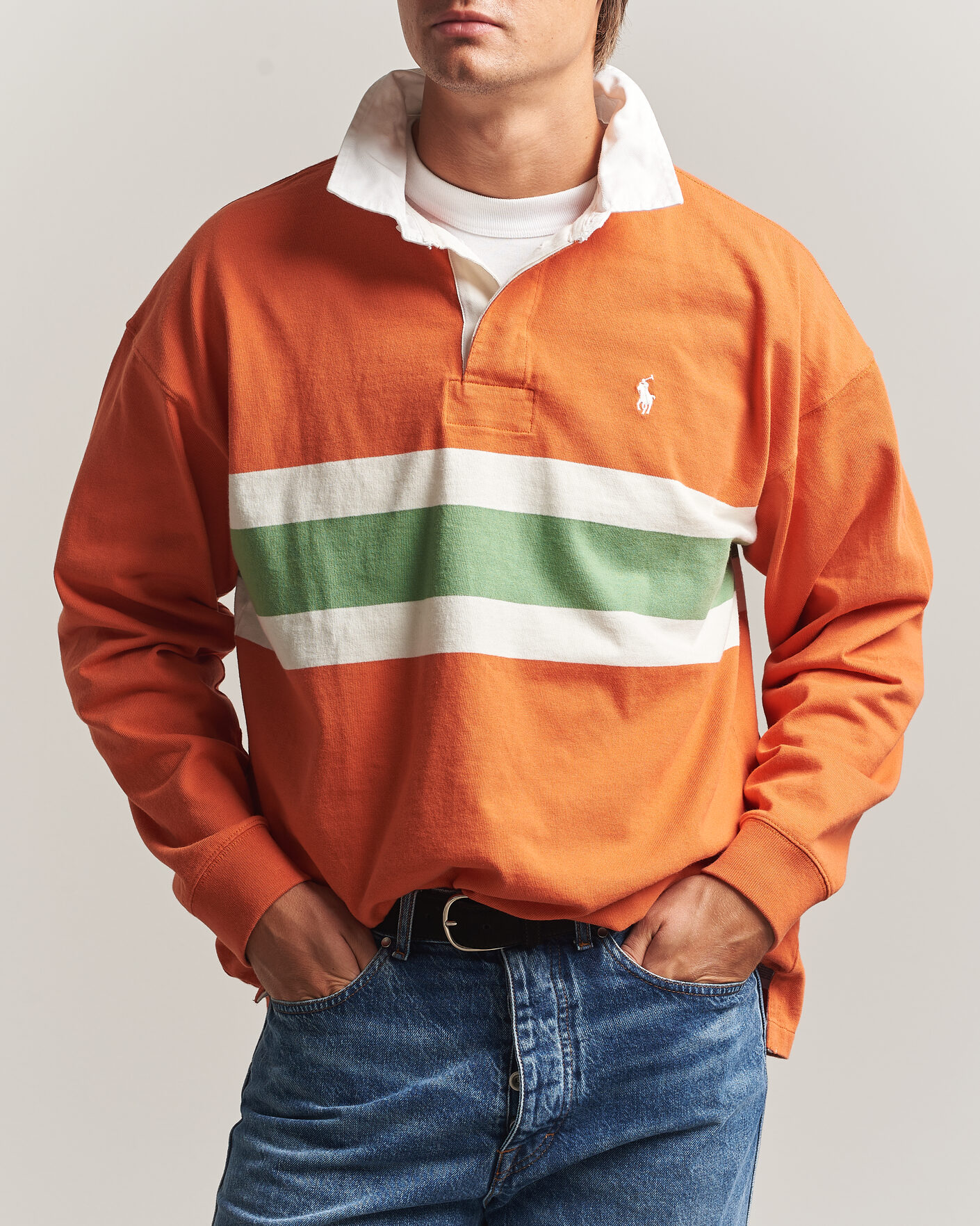 Homme | Pulls Et Tricots | Polo Ralph Lauren | Knitted Jersey Rugby Shirt Solar Sky Multi