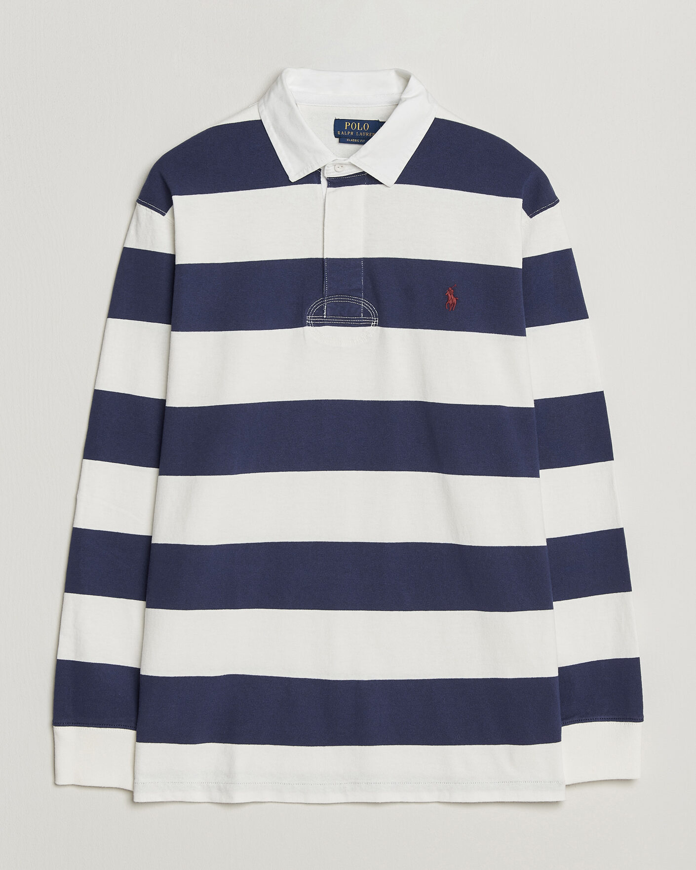 Homme | Pulls Et Tricots | Polo Ralph Lauren | Striped Jersey Rugger Cream/Navy