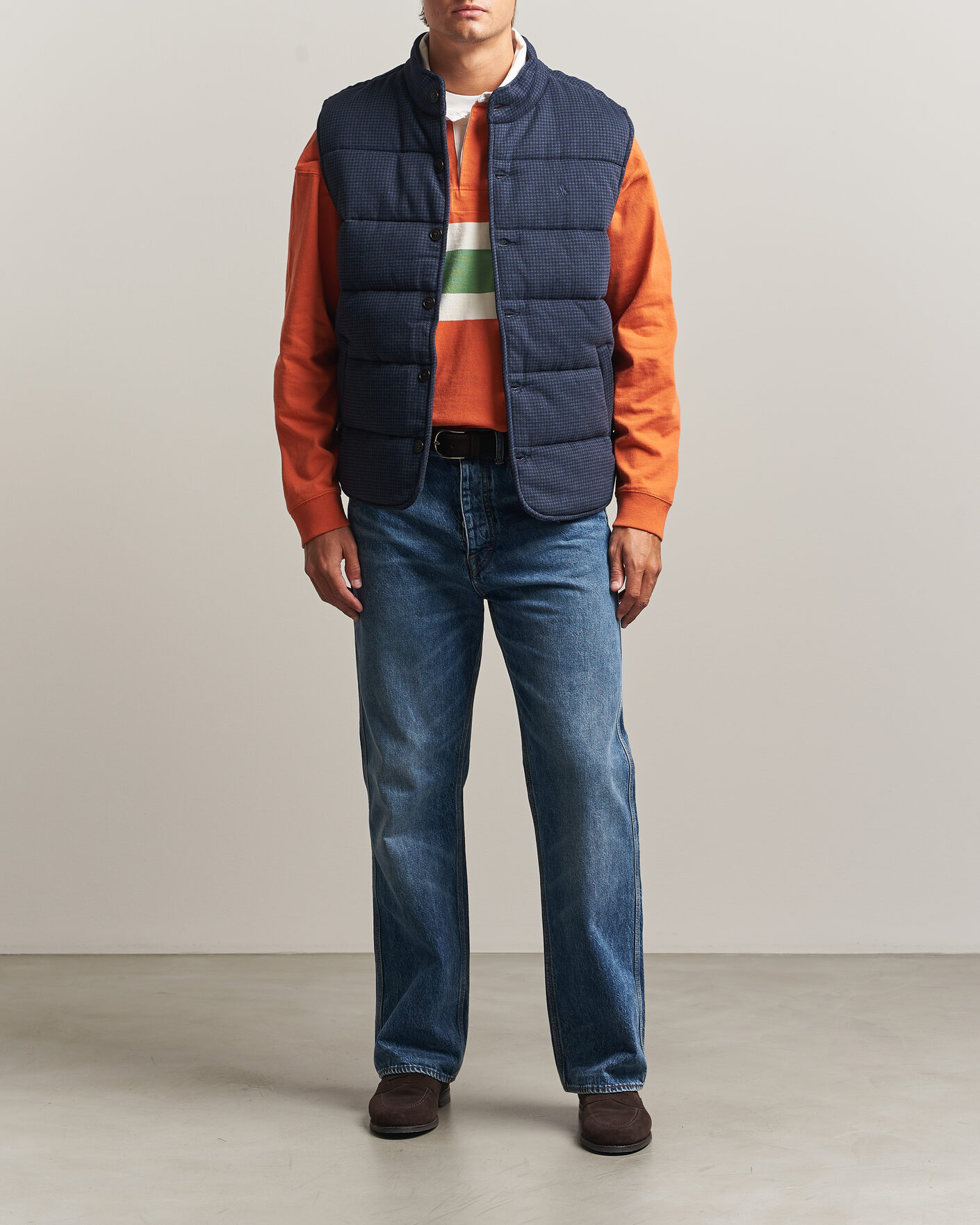 Homme | Pulls Et Tricots | Polo Ralph Lauren | Double Knitted Jaquard Vest Navy