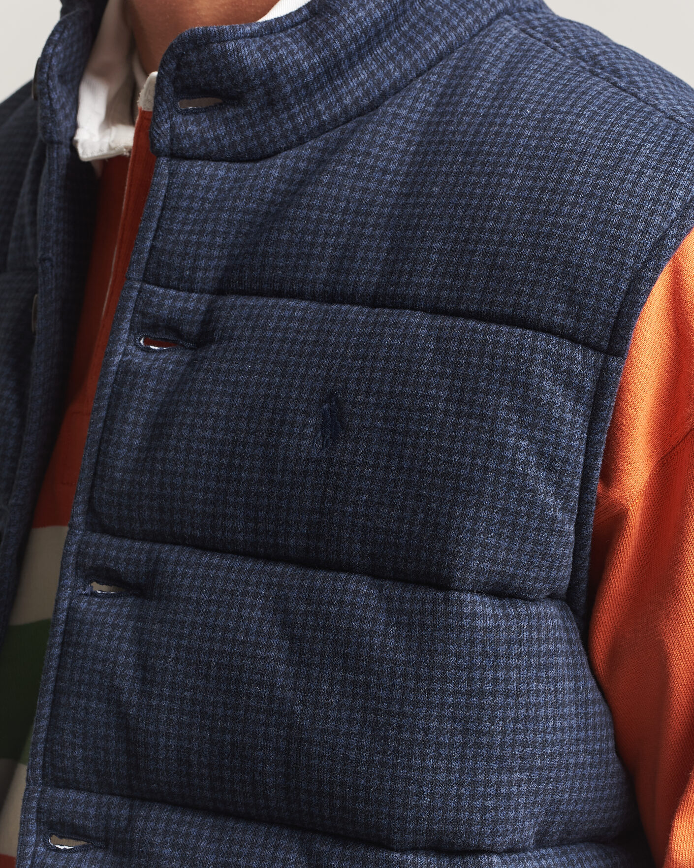 Homme | Pulls Et Tricots | Polo Ralph Lauren | Double Knitted Jaquard Vest Navy
