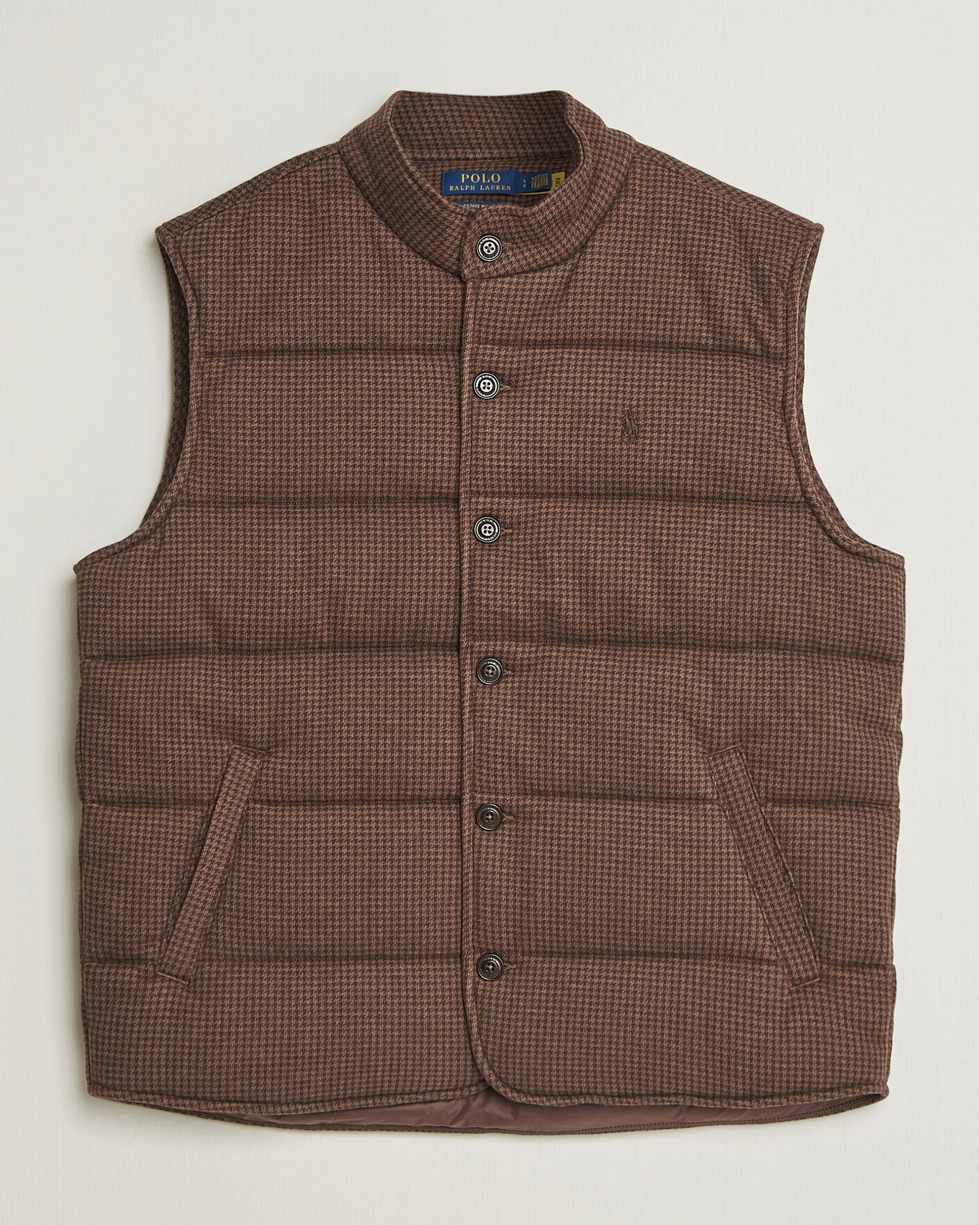 Homme | Pulls Et Tricots | Polo Ralph Lauren | Double Knitted Jaquard Vest Nutmeg Brown