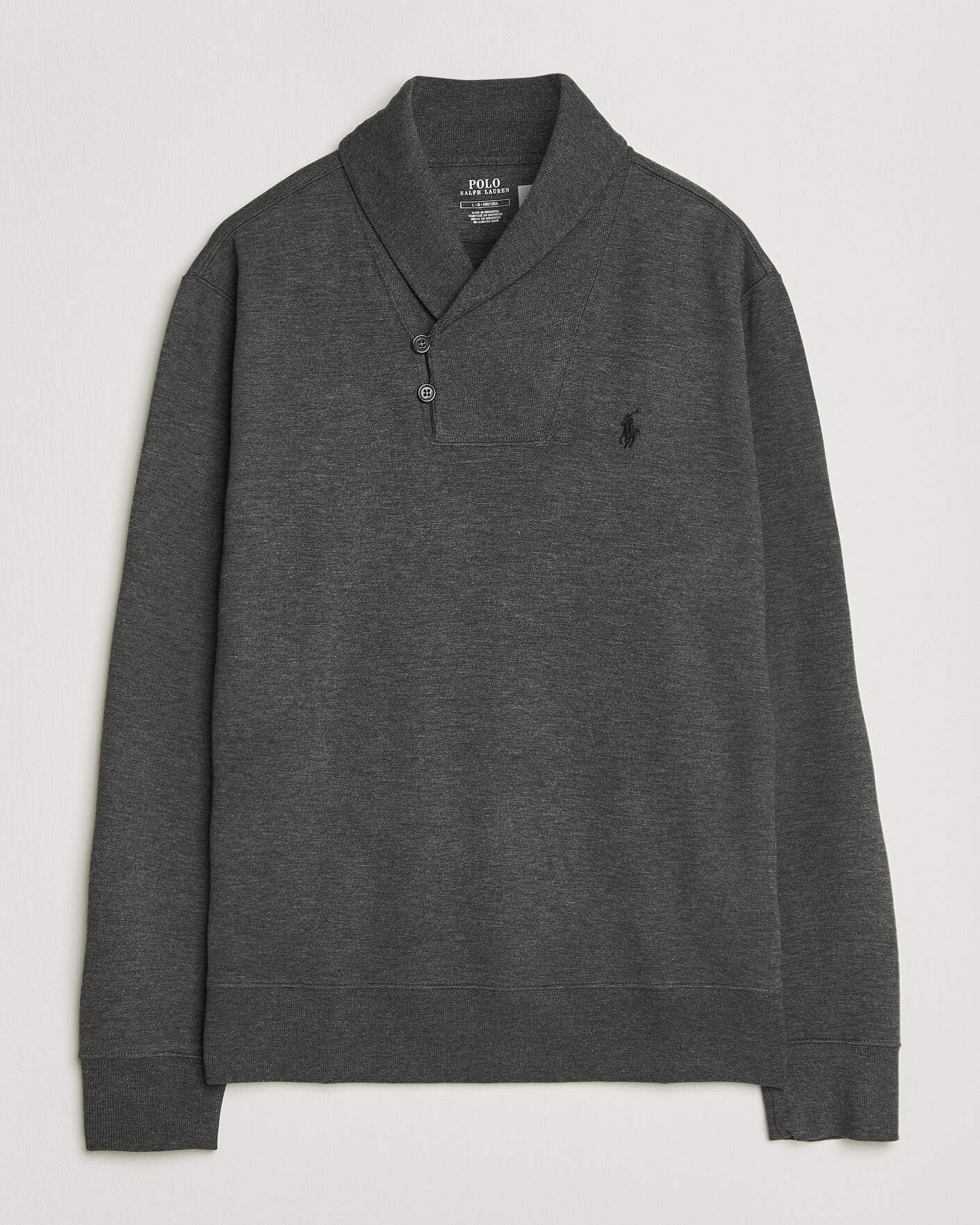 Homme | Pulls Et Tricots | Polo Ralph Lauren | Double Knitted Shawl Collar Sweater Windsor Heather