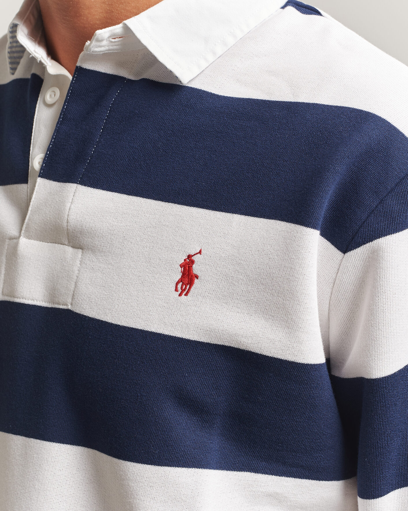 Homme | Pulls Et Tricots | Polo Ralph Lauren | Rugby Shirt Newport Navy/White