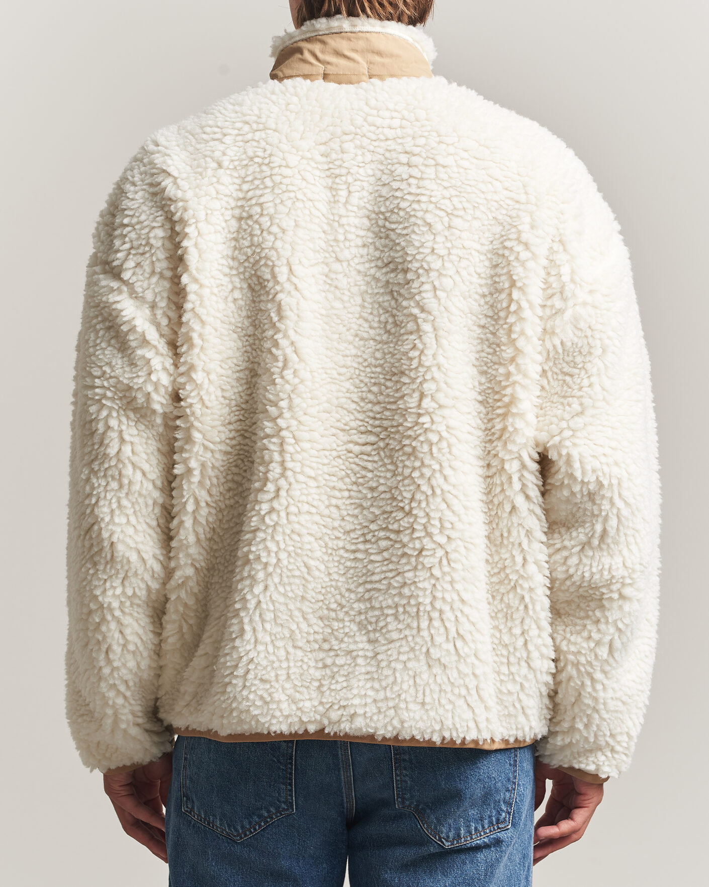 Homme | Pulls Et Tricots | Polo Ralph Lauren | Shaggy Hi Pile Full Zip Clubhouse Cream