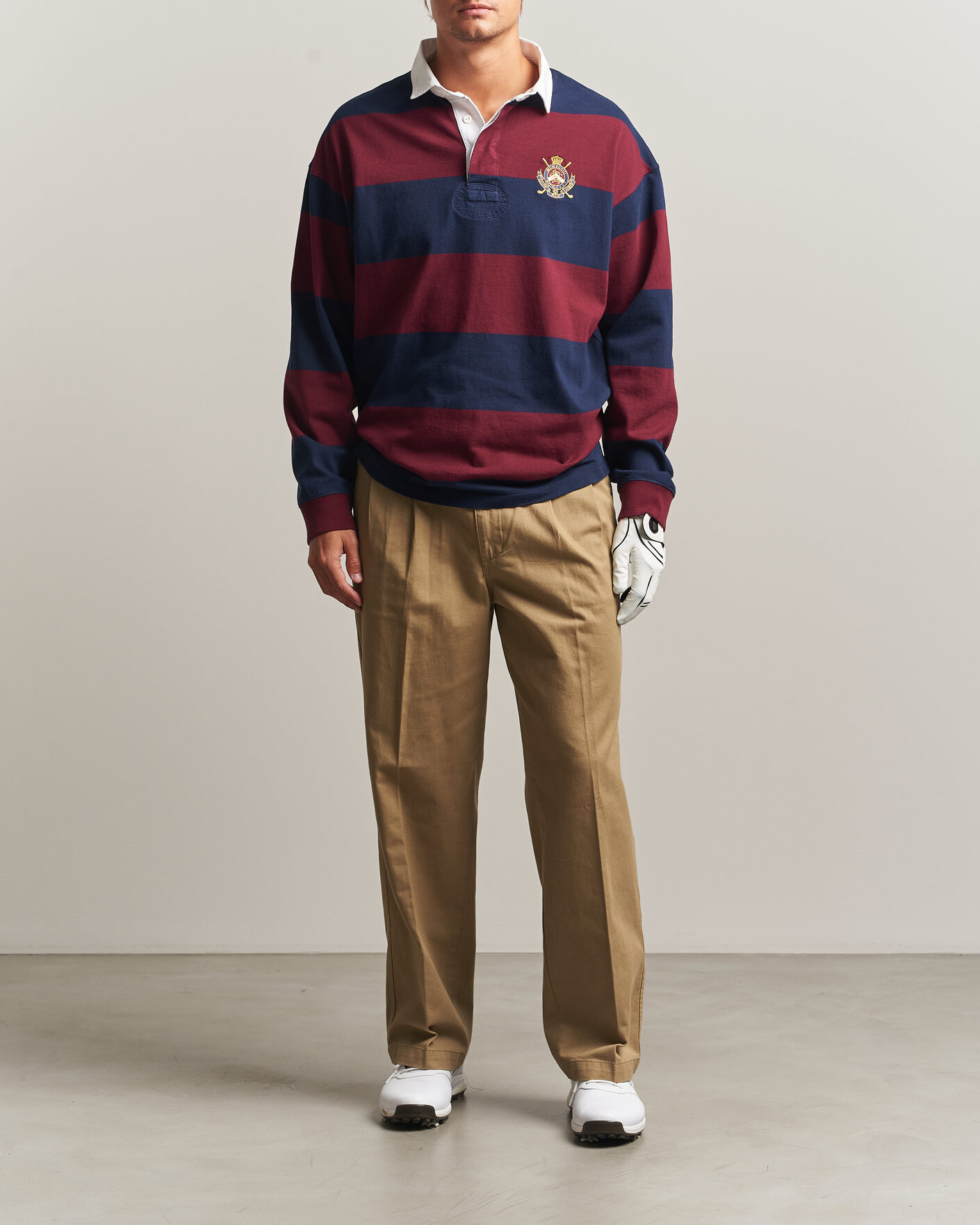 Homme | Pulls Et Tricots | RLX Ralph Lauren | Polo Ralph Lauren Rugby Long Sleeve Jersey Polo Classic Wine/Navy